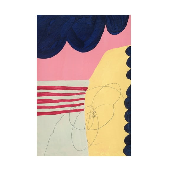 Canvas Wall Art - Bronwyn Baker 'Heavy Sky' Wall Art for Living Room, Bedroom, or Office Décor by Trademark Fine Art - 12 x 19 Inches