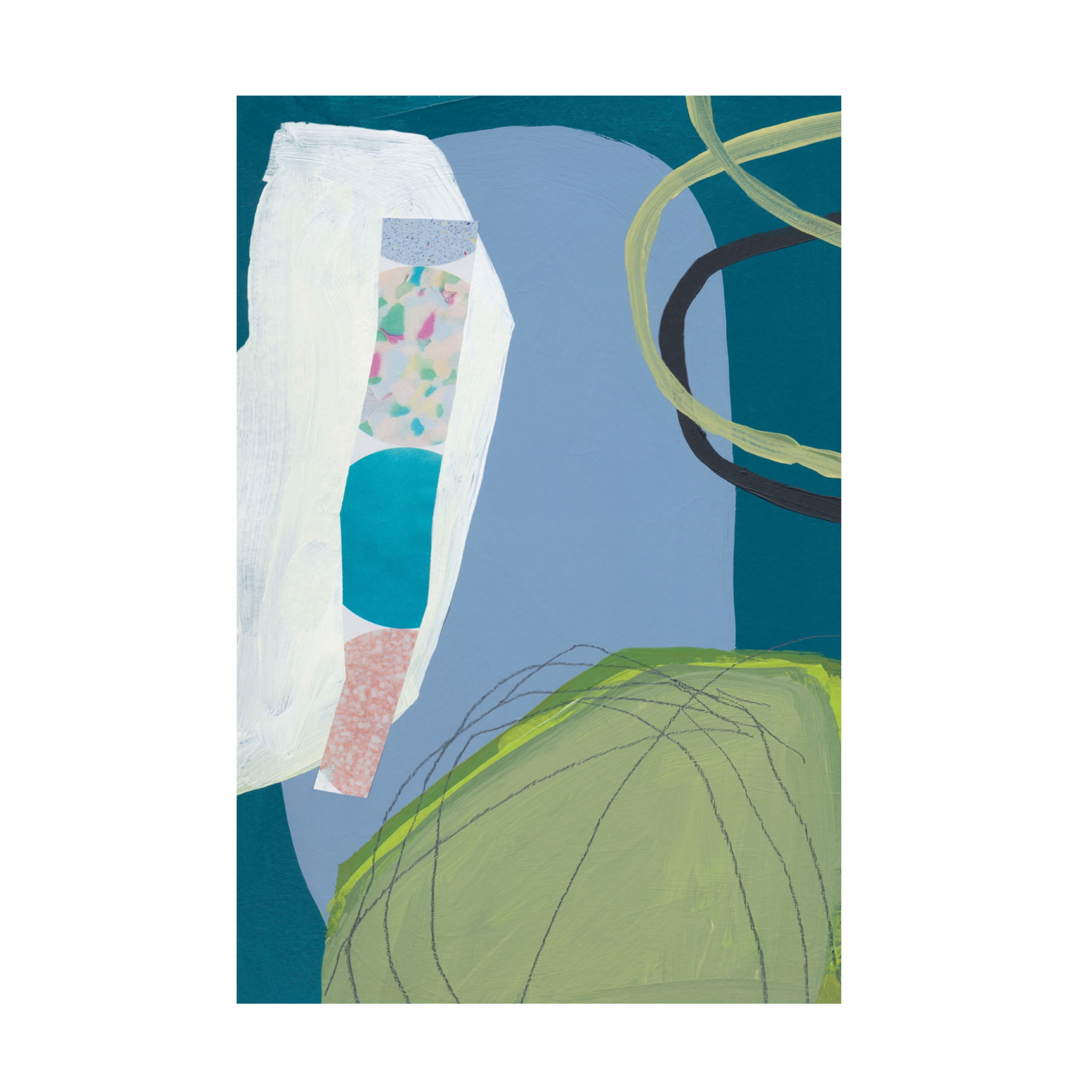 Canvas Wall Art - Bronwyn Baker 'Pool' Wall Art for Living Room, Bedroom, or Office Décor by Trademark Fine Art - 30 x 47 Inches