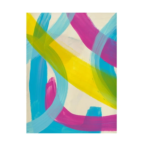 Canvas Wall Art - Bronwyn Baker 'The Script No. 1' Wall Art for Living Room, Bedroom, or Office Décor by Trademark Fine Art - 14 x 19 Inches