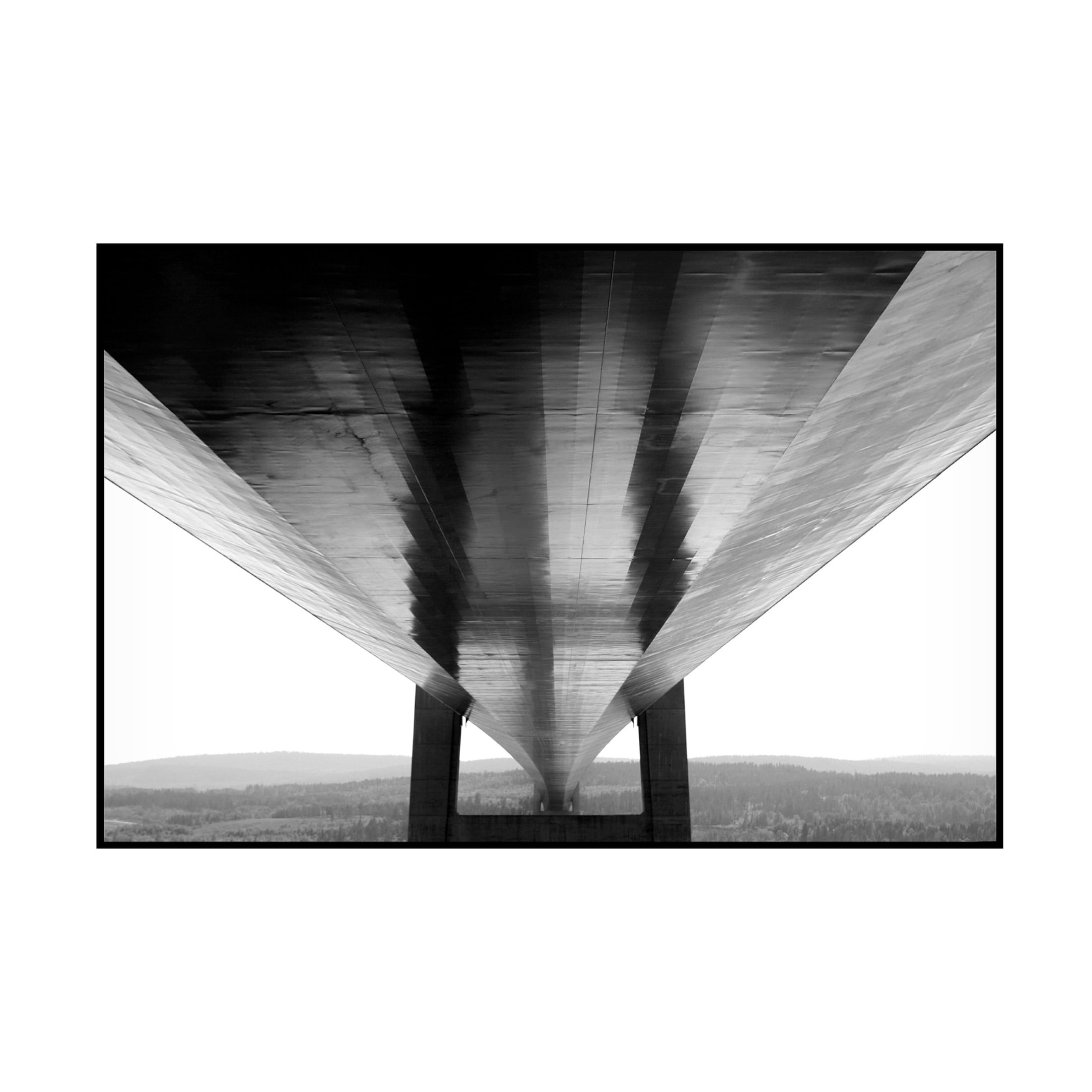 Canvas Wall Art - Bror Johansson 'Under The Bridge' Wall Art for Living Room, Bedroom, or Office Décor by Trademark Fine Art - 47 x 30 Inches
