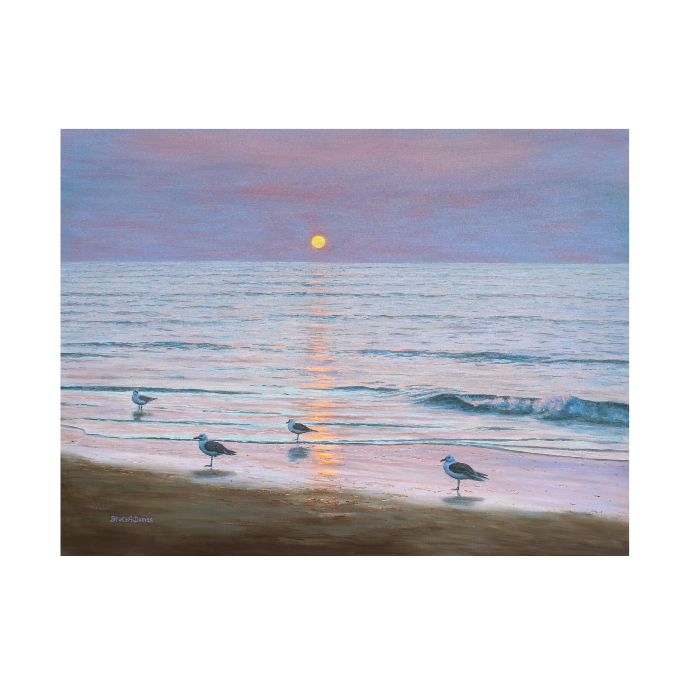 Canvas Wall Art - Bruce Dumas 'Double Date' Wall Art for Living Room, Bedroom, or Office Décor by Trademark Fine Art - 47 x 35 Inches