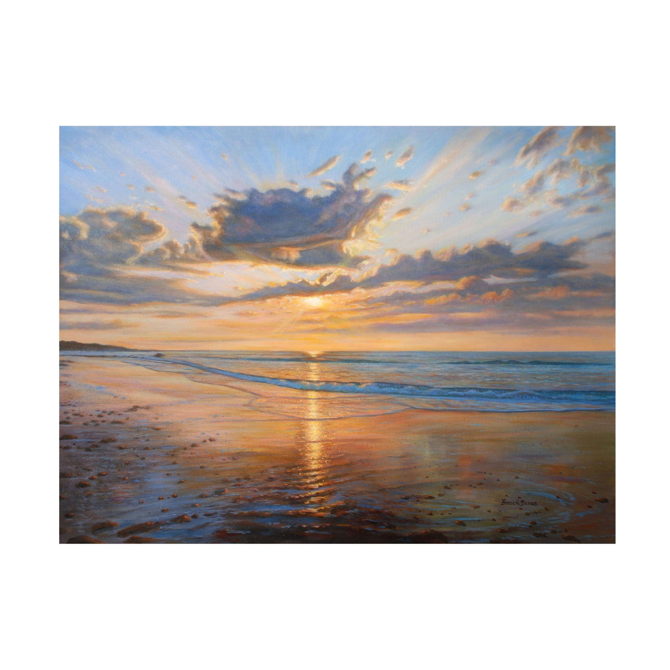 Canvas Wall Art - Bruce Dumas 'Morning Serenade' Wall Art for Living Room, Bedroom, or Office Décor by Trademark Fine Art - 32 x 24 Inches