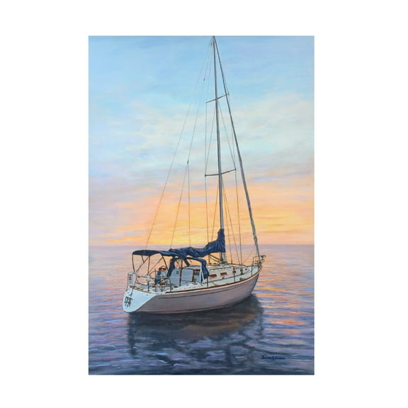 Canvas Wall Art - Bruce Dumas 'Solitude' Wall Art for Living Room, Bedroom, or Office Décor by Trademark Fine Art - 12 x 19 Inches