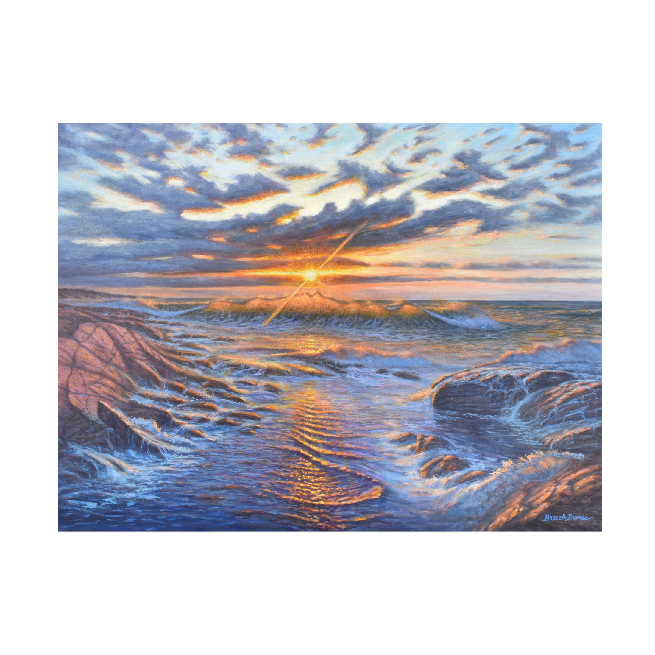 Canvas Wall Art - Bruce Dumas 'Symphony' Wall Art for Living Room, Bedroom, or Office Décor by Trademark Fine Art - 47 x 35 Inches