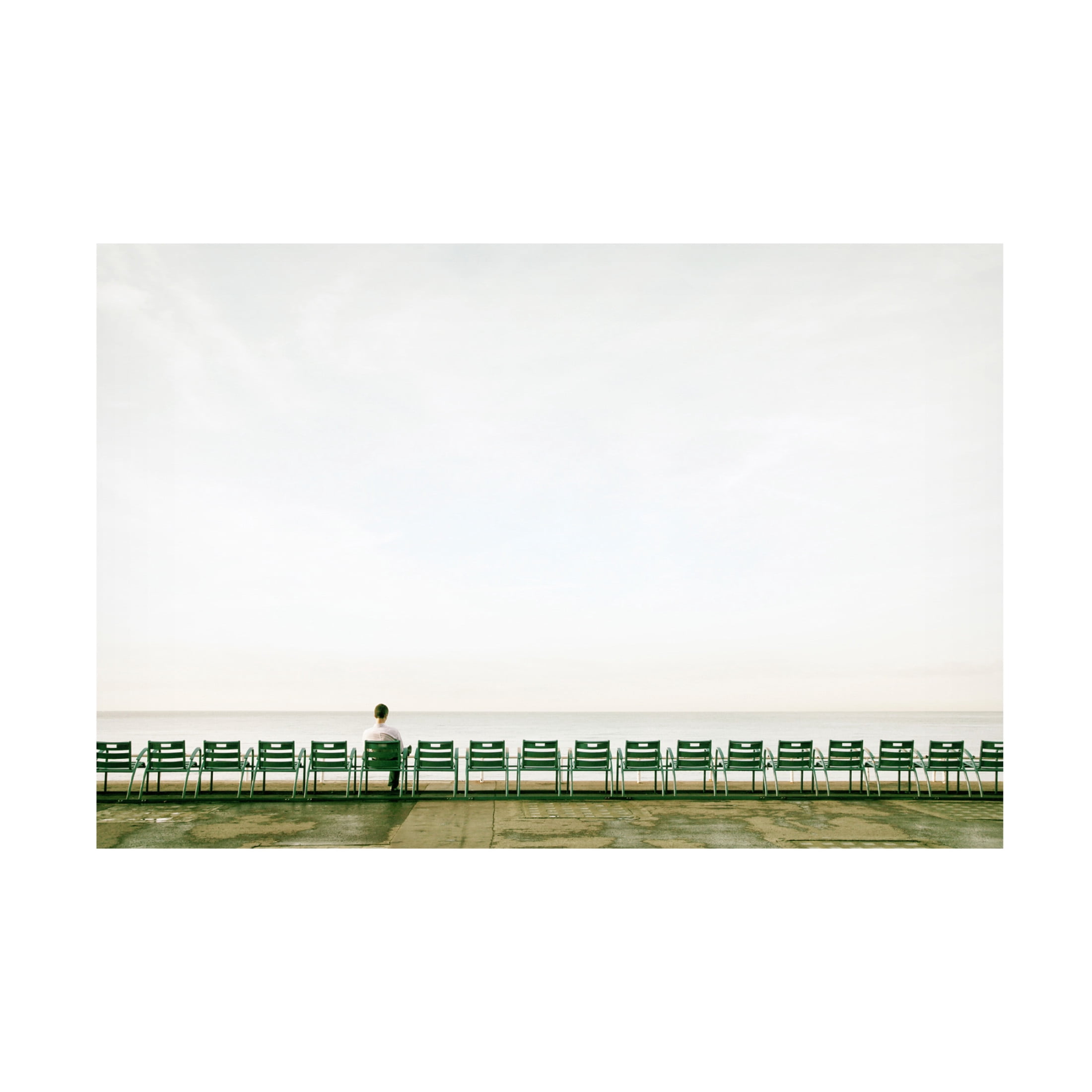 Canvas Wall Art - Carina Okula 'Beach Solitaire' Wall Art for Living Room, Bedroom, or Office Décor by Trademark Fine Art - 24 x 16 Inches