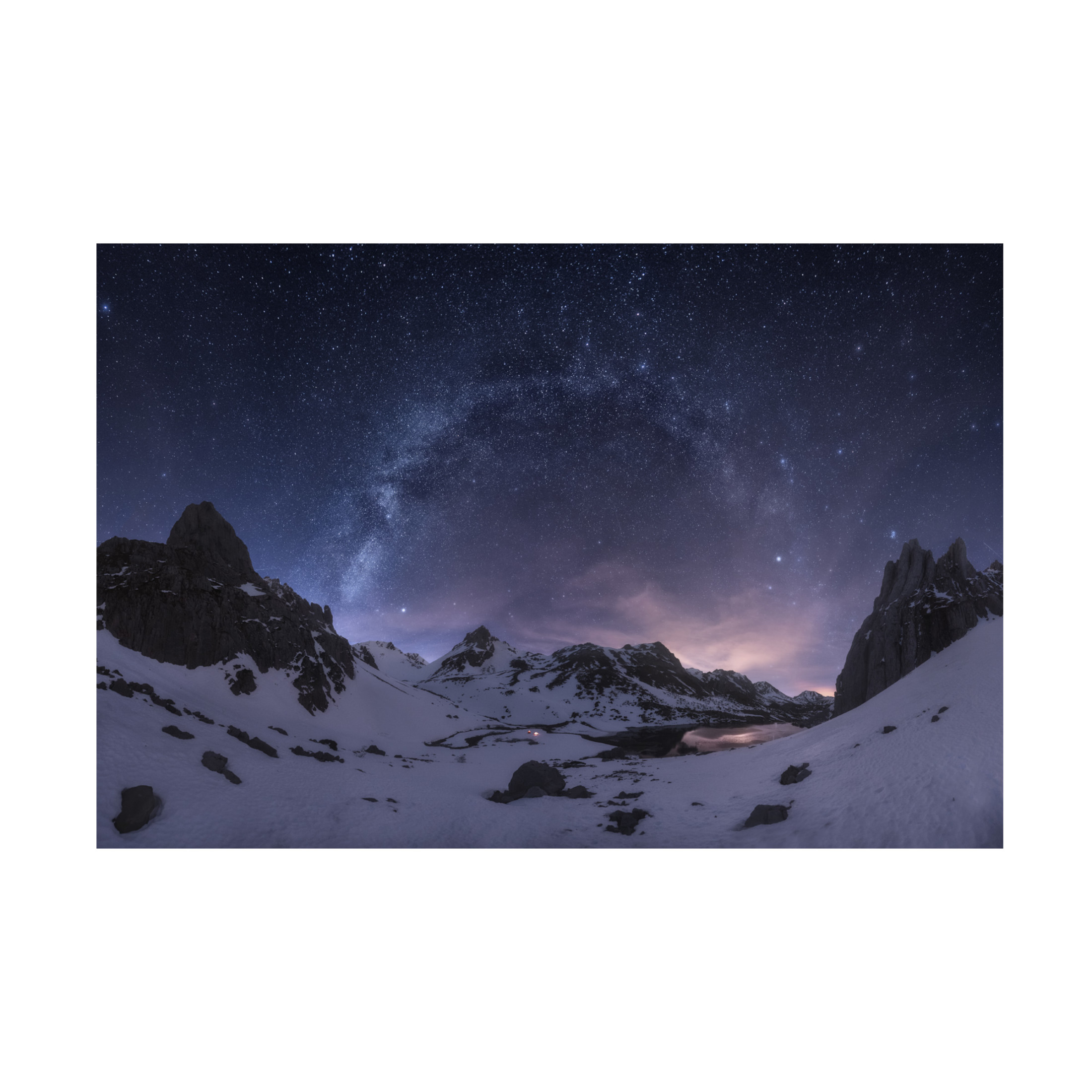Canvas Wall Art - Carlos Gonzalez 'Via De Invierno' Wall Art for Living Room, Bedroom, or Office Décor by Trademark Fine Art - 47 x 30 Inches