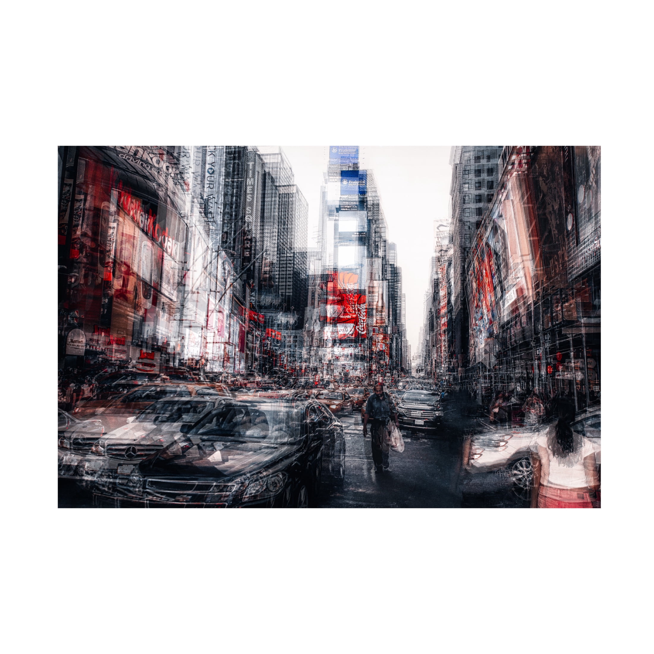 Canvas Wall Art - Carmine Chiriaco 'Urban Jungle' Wall Art for Living Room, Bedroom, or Office Décor by Trademark Fine Art - 47 x 30 Inches