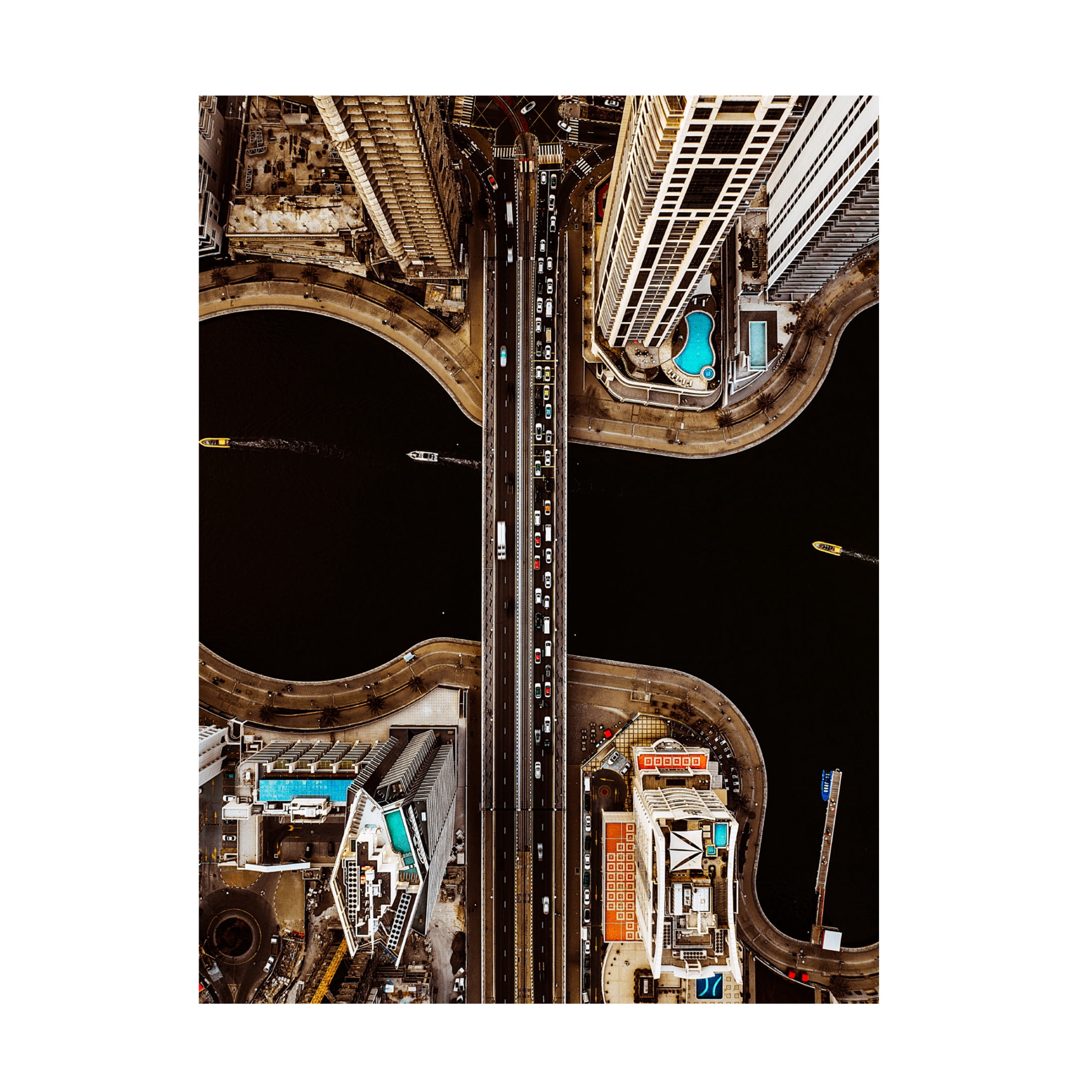 Canvas Wall Art - Carmine Chiriaco 'Vision From The Top' Wall Art for Living Room, Bedroom, or Office Décor by Trademark Fine Art - 35 x 47 Inches