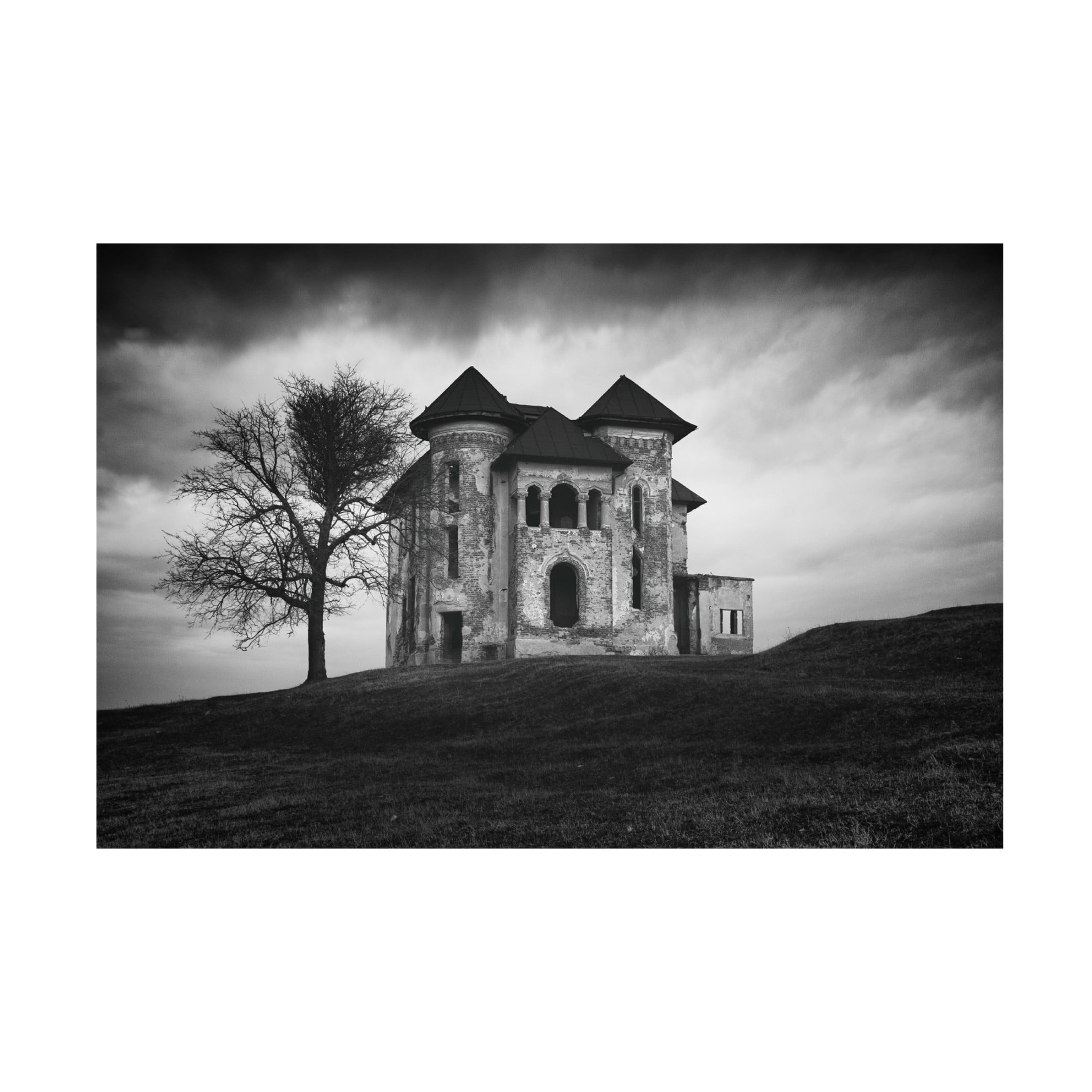 Canvas Wall Art - Catalin Alexandru 'Rosianu Mansion' Wall Art for Living Room, Bedroom, or Office Décor by Trademark Fine Art - 24 x 16 Inches