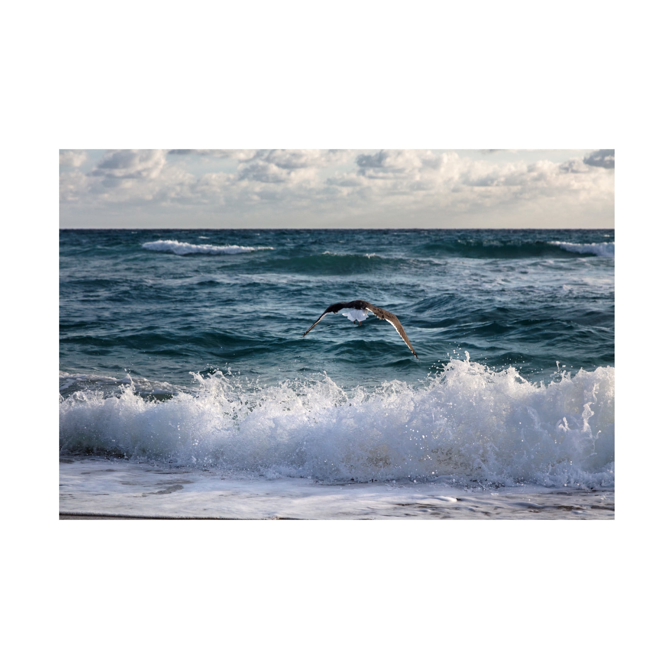 Canvas Wall Art - Celebrate Life Gallery 'Sailing over the Crashing Waves' Wall Art for Living Room, Bedroom, or Office Décor by Trademark Fine Art - 32 x 22 Inches