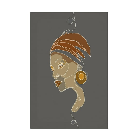Canvas Wall Art - Cherie Roe Dirksen 'African Chic' Wall Art for Living Room, Bedroom, or Office Décor by Trademark Fine Art - 12 x 19 Inches