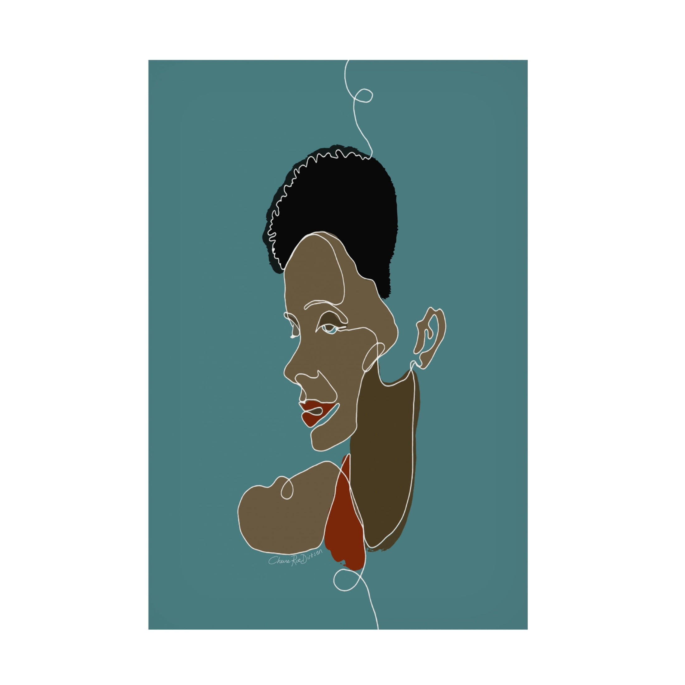 Canvas Wall Art - Cherie Roe Dirksen 'Grace' Wall Art for Living Room, Bedroom, or Office Décor by Trademark Fine Art - 30 x 47 Inches