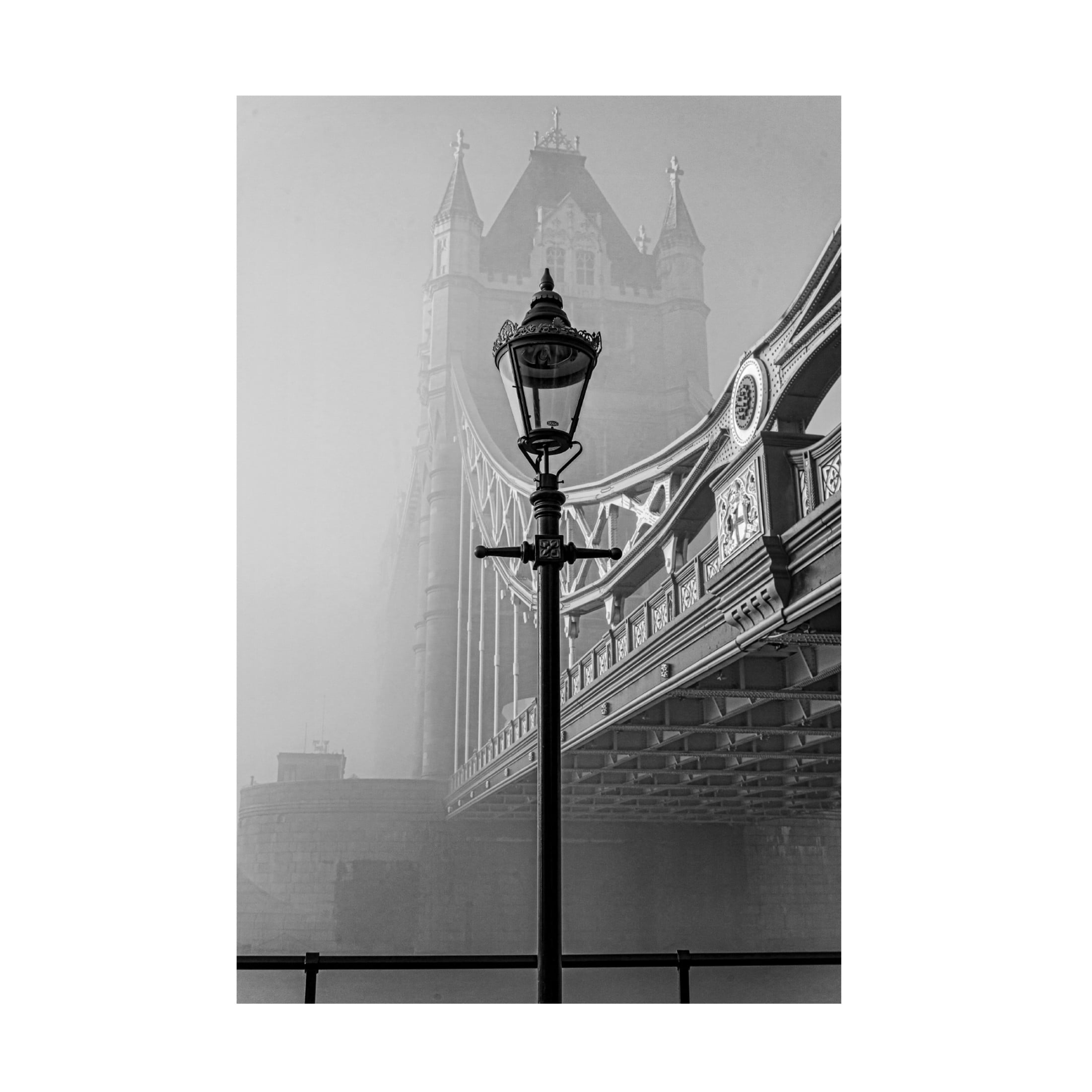 Canvas Wall Art - Chris Hamilton 'A Bridge Too Far ' Wall Art for Living Room, Bedroom, or Office D?cor by Trademark Fine Art - 16 x 24 Inches