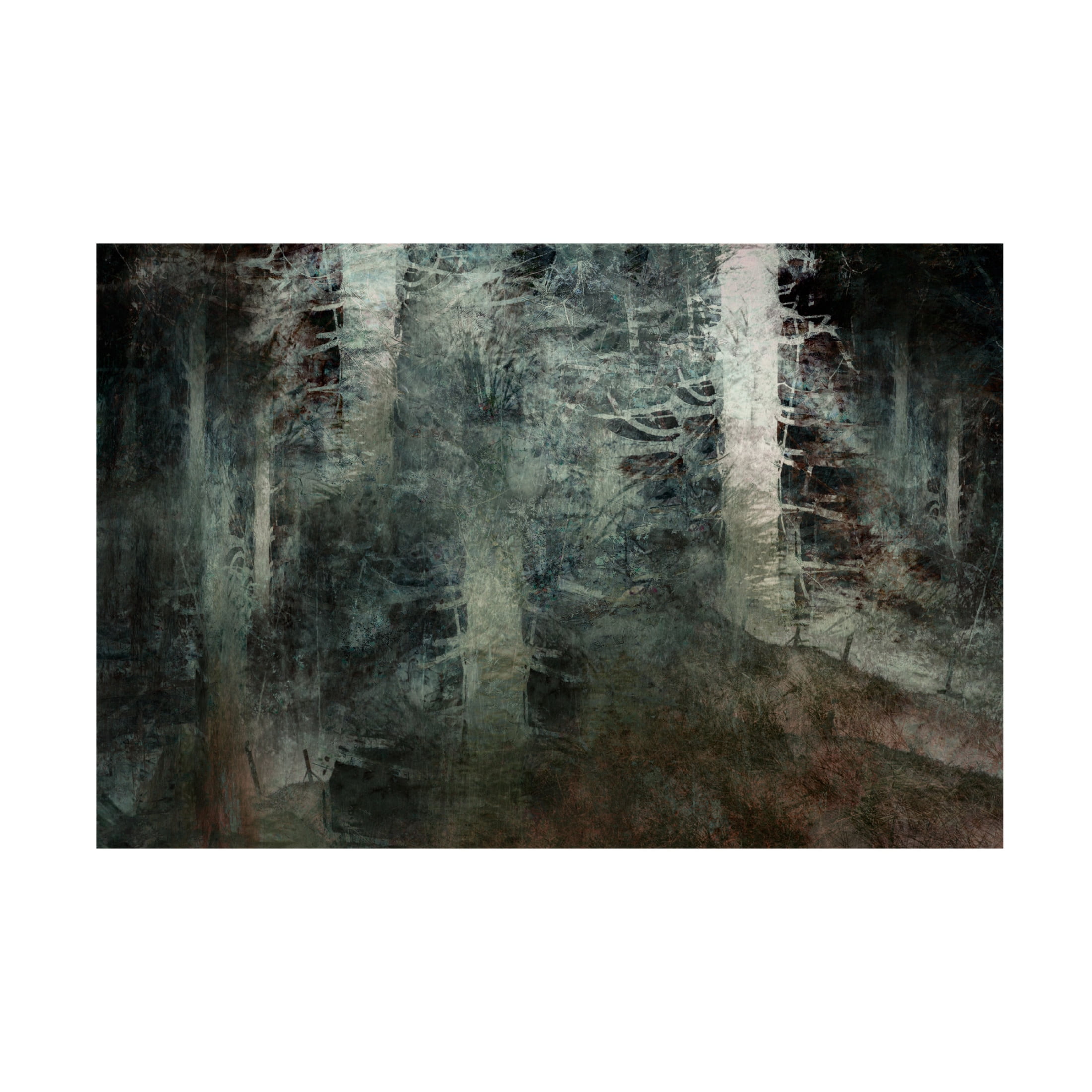 Canvas Wall Art - Christina Sillen 'From The Hill' Wall Art for Living Room, Bedroom, or Office Décor by Trademark Fine Art - 47 x 30 Inches