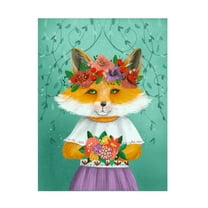 Canvas Wall Art - Christine Rotolo 'Animal Personality 1' Wall Art for Living Room, Bedroom, or Office DÃ©cor by Trademark Fine Art - 14 x 19 Inches