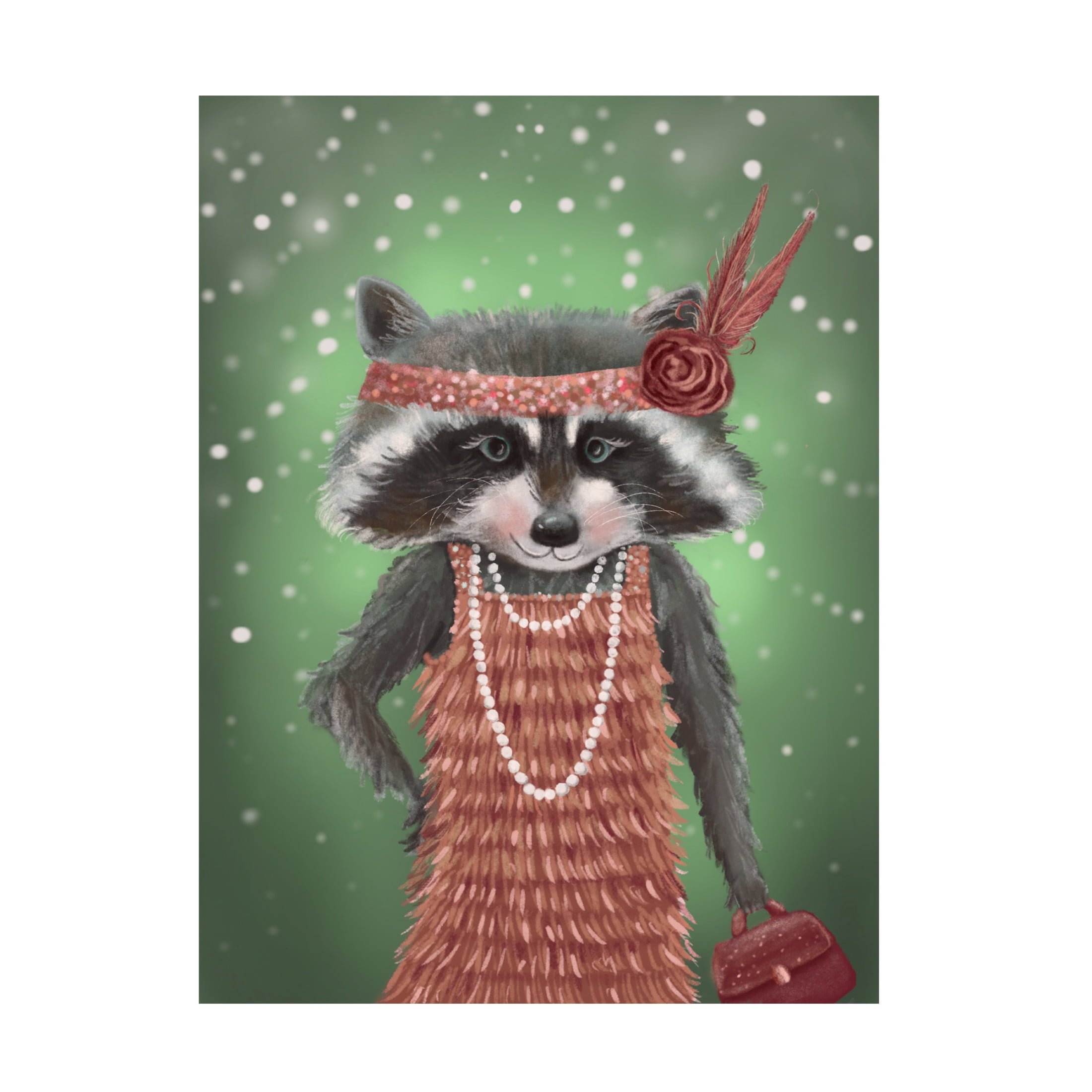 Canvas Wall Art - Christine Rotolo 'Animal Personality 2' Wall Art for Living Room, Bedroom, or Office Décor by Trademark Fine Art - 18 x 24 Inches