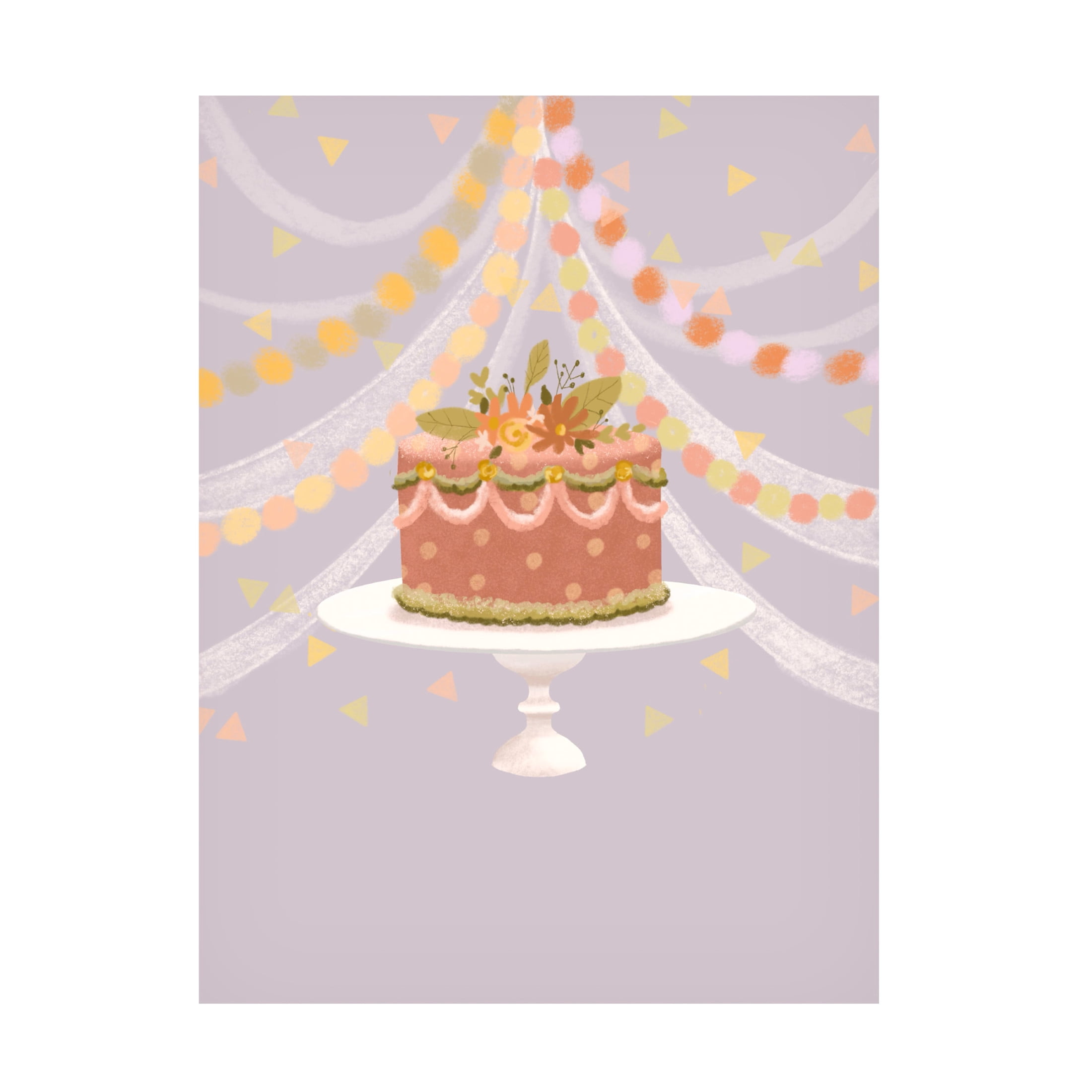 Canvas Wall Art - Christine Rotolo 'Party Time Desserts 3' Wall Art for Living Room, Bedroom, or Office Décor by Trademark Fine Art - 35 x 47 Inches