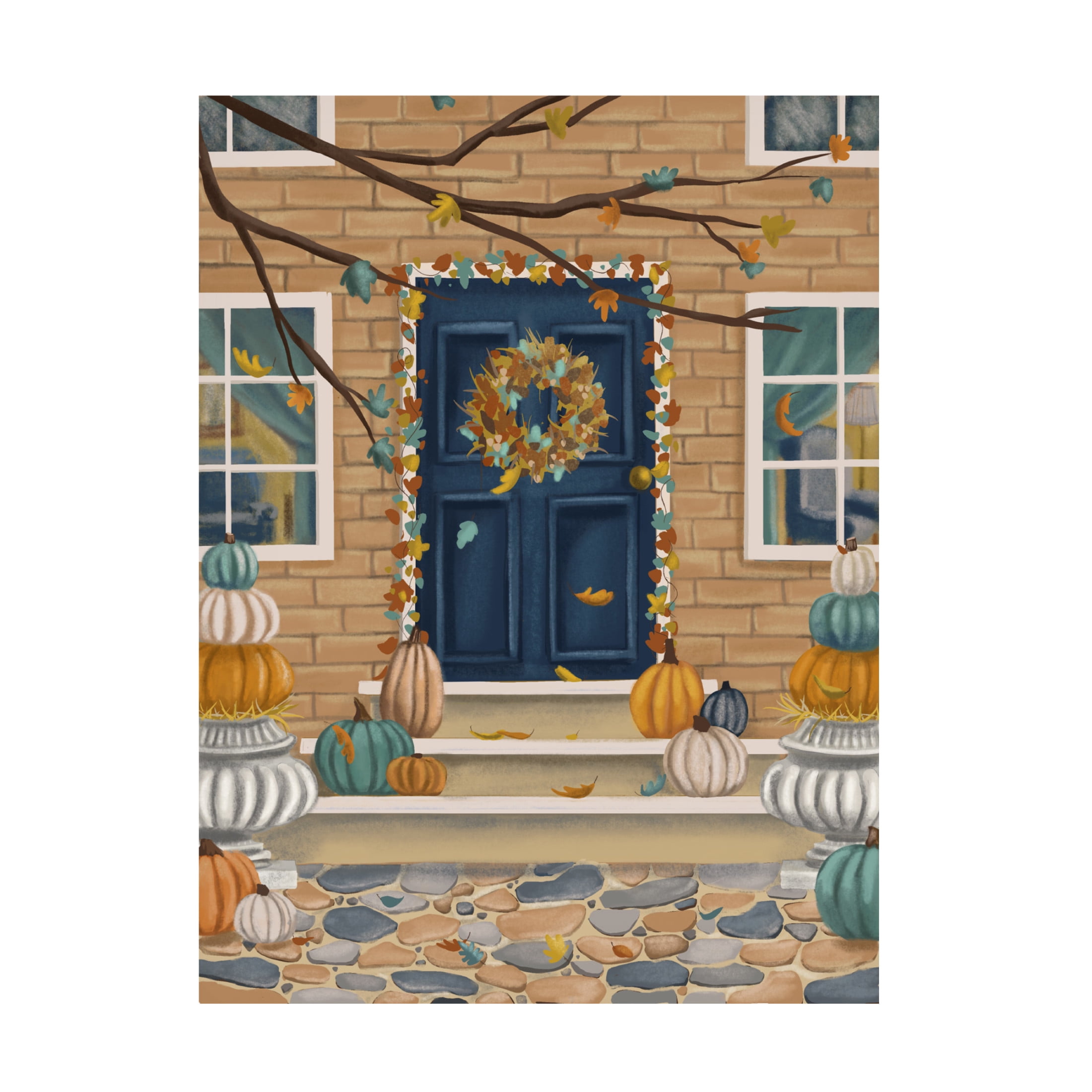 Canvas Wall Art - Christine Rotolo 'Pumpkin Spice 3' Wall Art for Living Room, Bedroom, or Office Décor by Trademark Fine Art - 18 x 24 Inches
