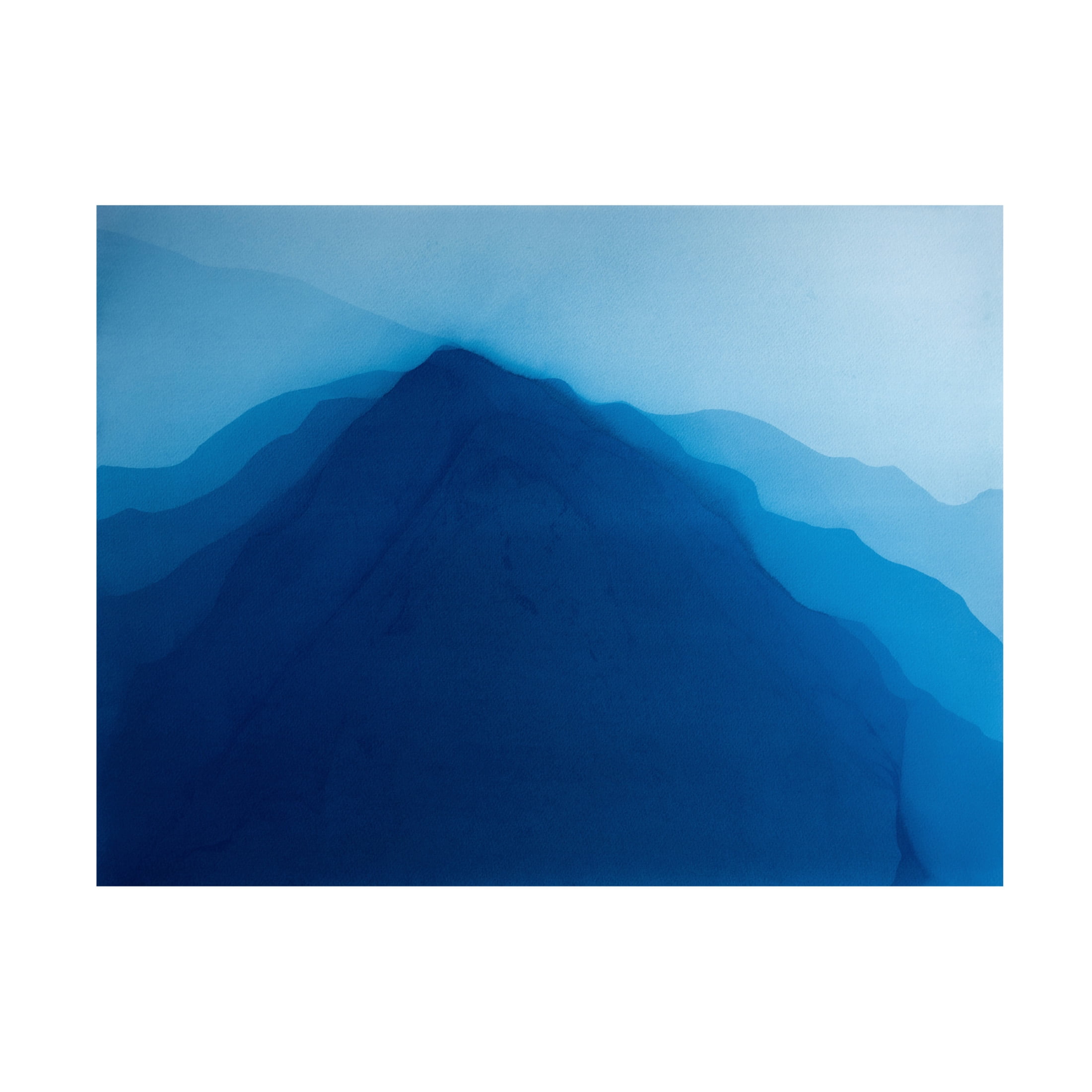 Canvas Wall Art - Christine So 'Faraway Hills 20' Wall Art for Living Room, Bedroom, or Office Décor by Trademark Fine Art - 19 x 14 Inches