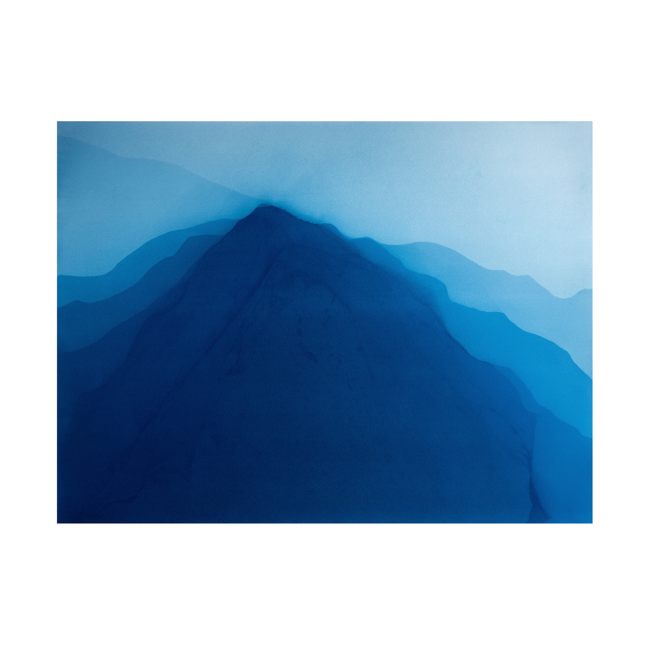 Canvas Wall Art - Christine So 'Faraway Hills 20' Wall Art for Living Room, Bedroom, or Office Décor by Trademark Fine Art - 32 x 24 Inches