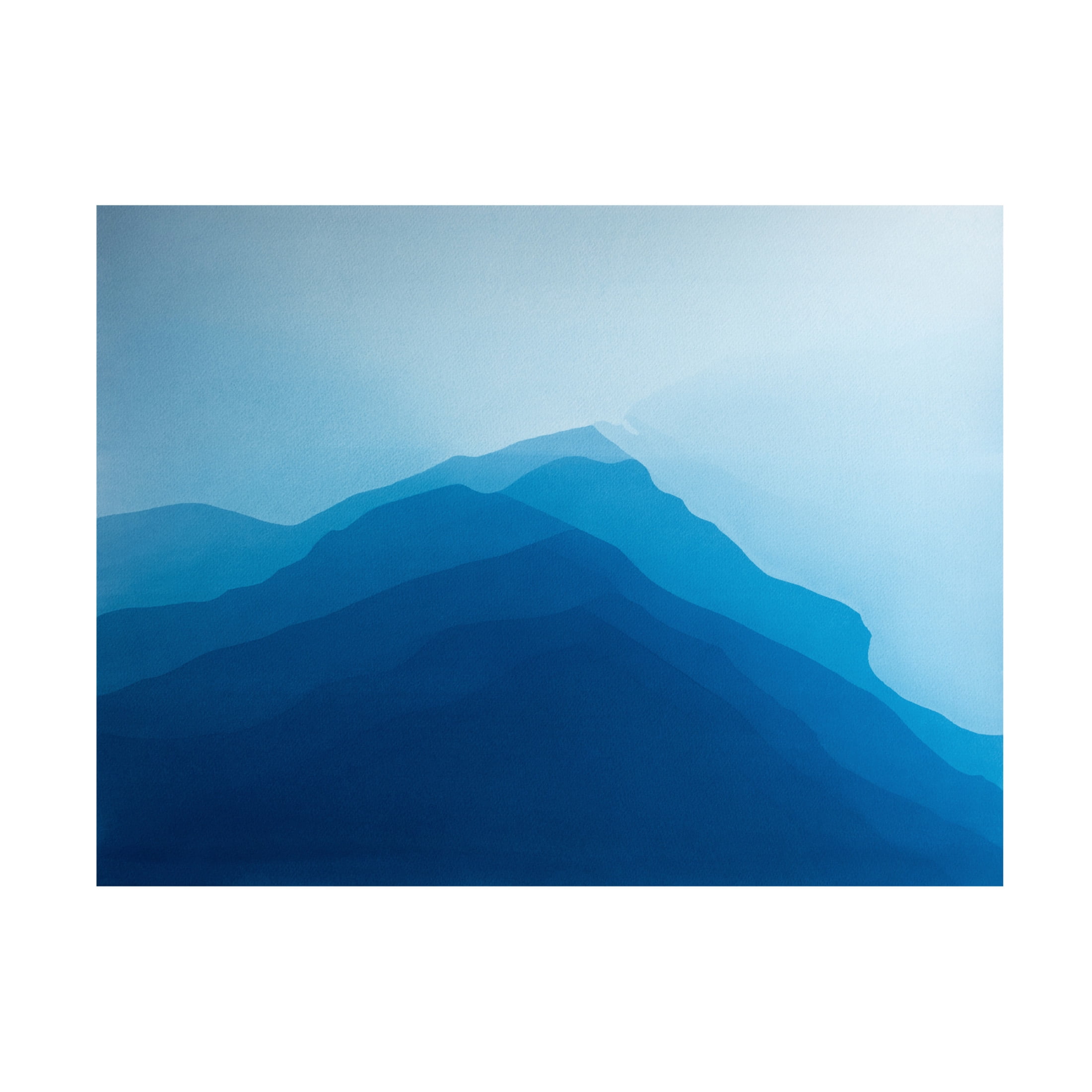 Canvas Wall Art - Christine So 'Faraway Hills 23' Wall Art for Living Room, Bedroom, or Office Décor by Trademark Fine Art - 32 x 24 Inches