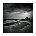 thumbnail image 1 of Canvas Wall Art - Christopher Methot 'Le Mont Saint Michel' Wall Art for Living Room, Bedroom, or Office Décor by Trademark Fine Art - 14 x 14 Inches, 1 of 4
