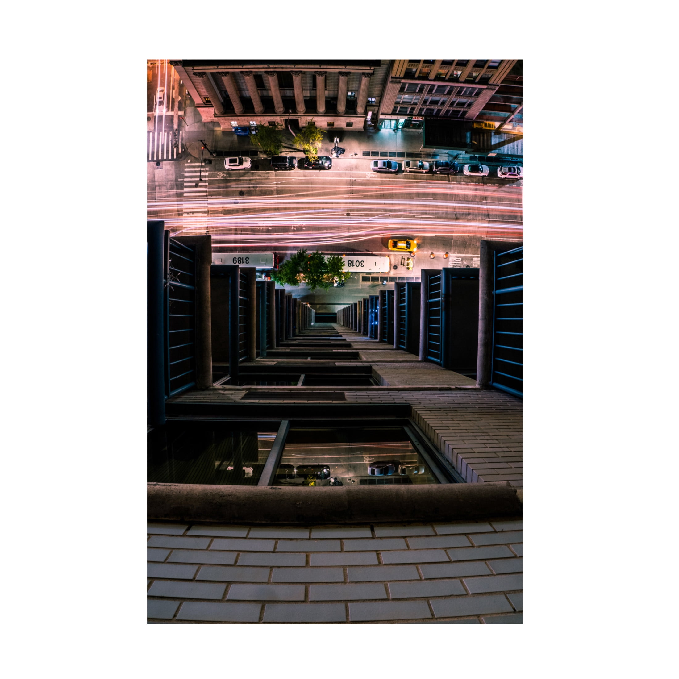 Canvas Wall Art - Christopher R. Veizaga 'Looking Down' Wall Art for Living Room, Bedroom, or Office D?cor by Trademark Fine Art - 12 x 19 Inches