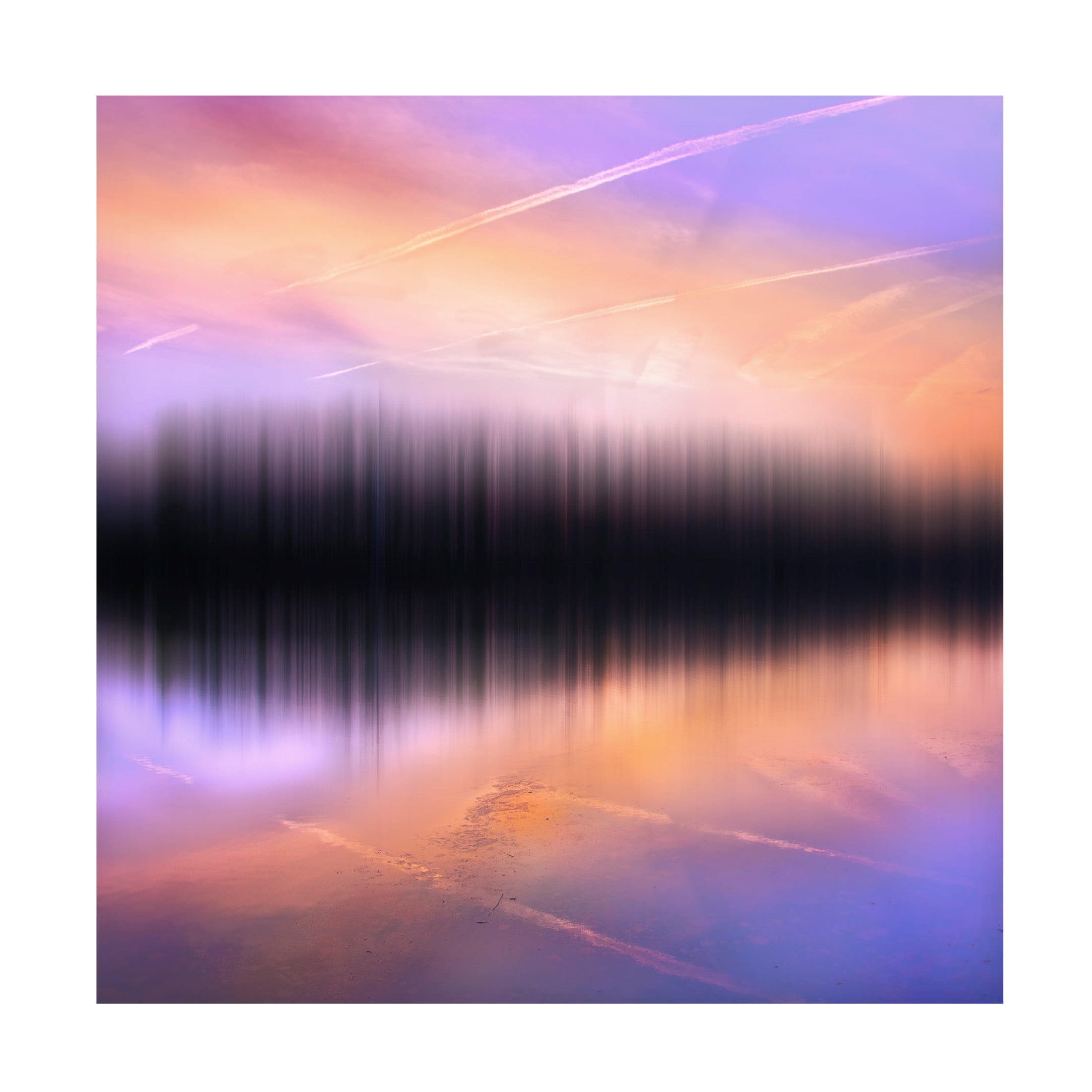 Canvas Wall Art - Chus Rodriguez 'Lejos  En El Reino De Los Sueapos Iii' Wall Art for Living Room, Bedroom, or Office D?cor by Trademark Fine Art - 35 x 35 Inches