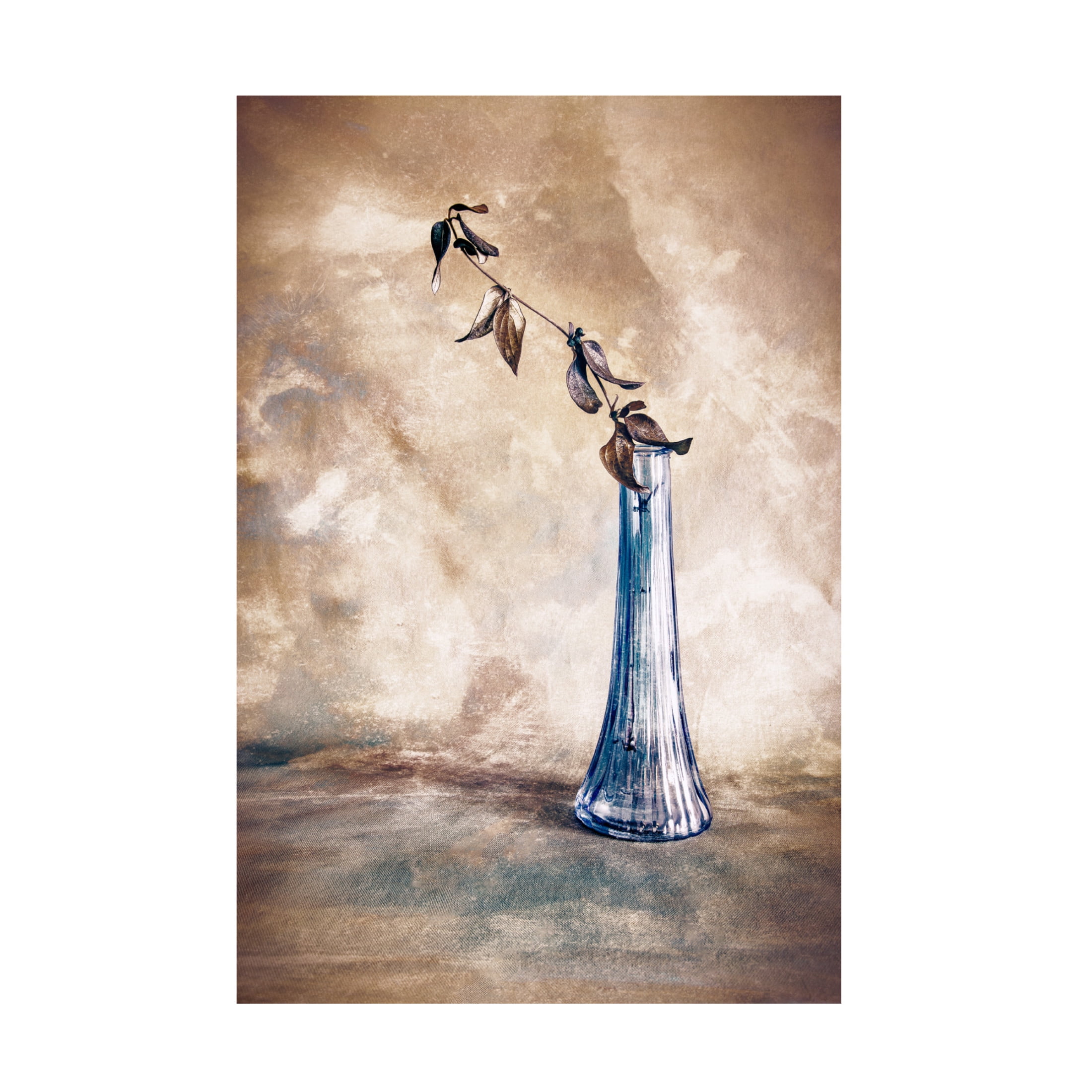 Canvas Wall Art - Cicek Kiral 'Blue Dreams' Wall Art for Living Room, Bedroom, or Office Décor by Trademark Fine Art - 12 x 19 Inches
