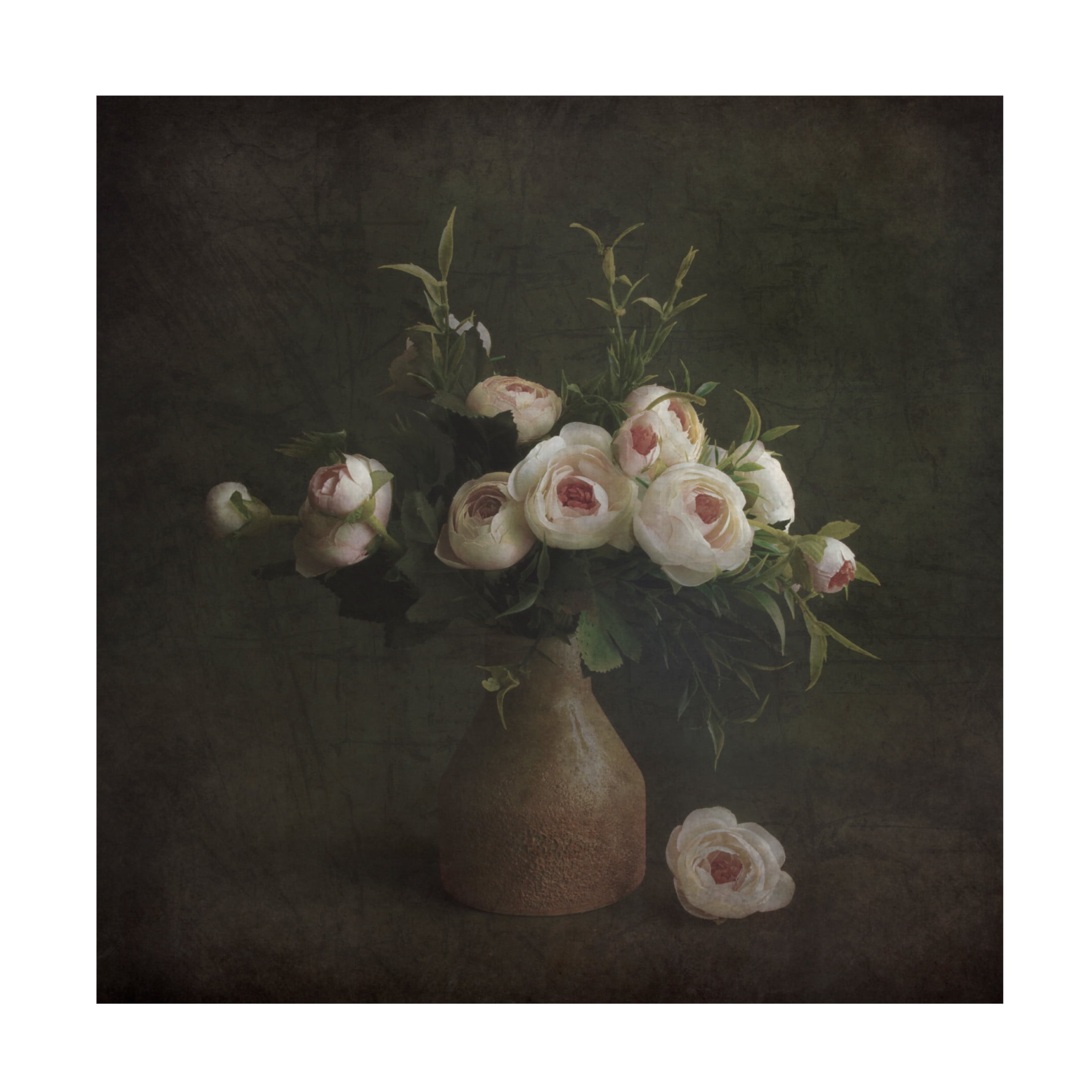 Canvas Wall Art - Cicek Kiral 'Rusty' Wall Art for Living Room, Bedroom, or Office Décor by Trademark Fine Art - 14 x 14 Inches