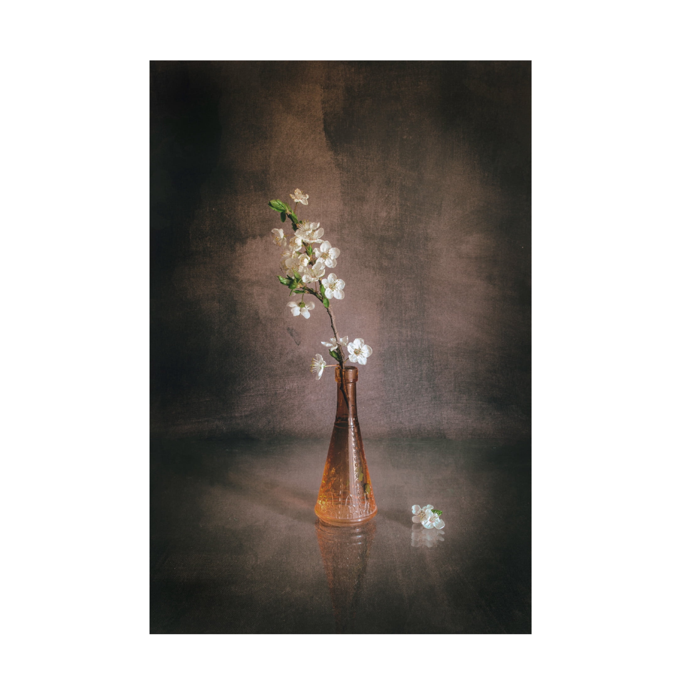 Canvas Wall Art - Cicek Kiral 'Spring Flowers' Wall Art for Living Room, Bedroom, or Office Décor by Trademark Fine Art - 16 x 24 Inches