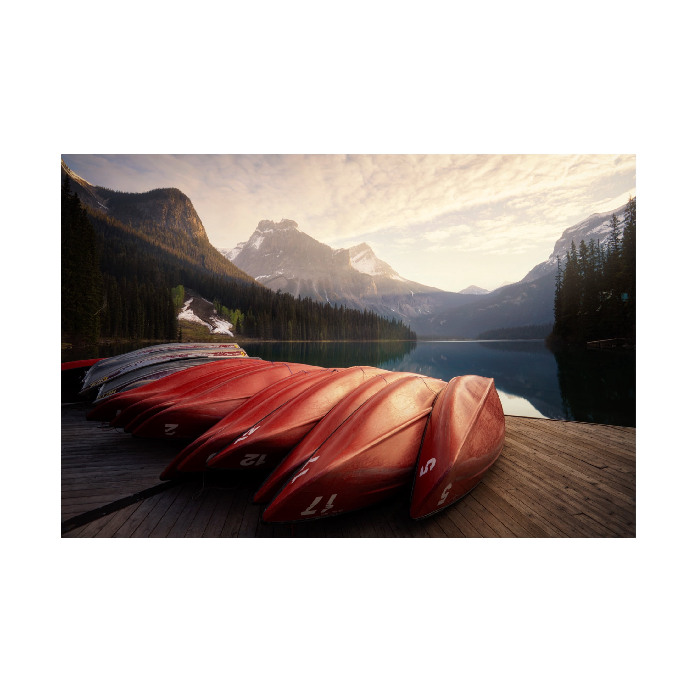 Canvas Wall Art - Clara Gamito 'Sunrise Rest' Wall Art for Living Room, Bedroom, or Office Décor by Trademark Fine Art - 19 x 12 Inches