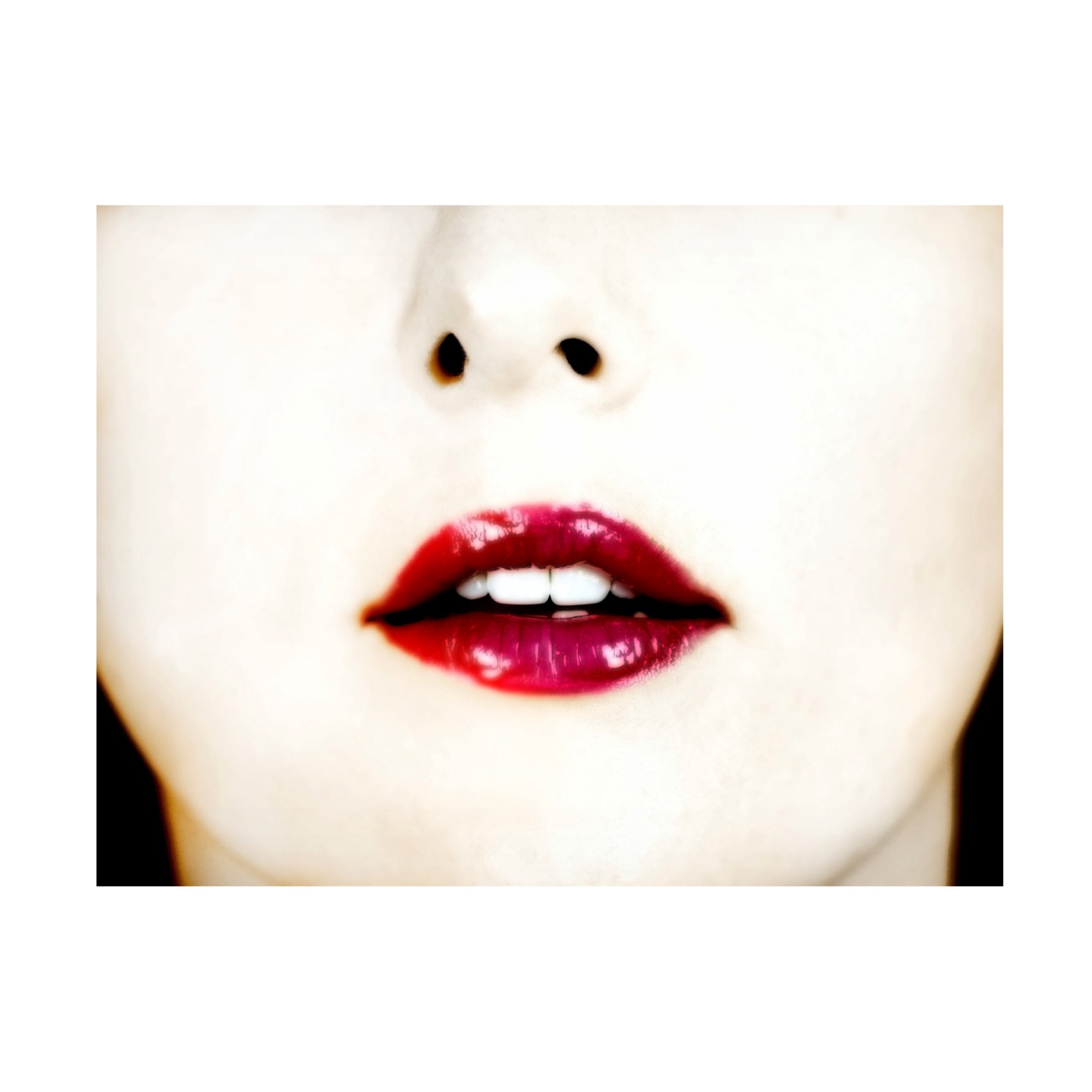 Canvas Wall Art - Clive Branson 'Lips' Wall Art for Living Room, Bedroom, or Office Décor by Trademark Fine Art - 32 x 24 Inches