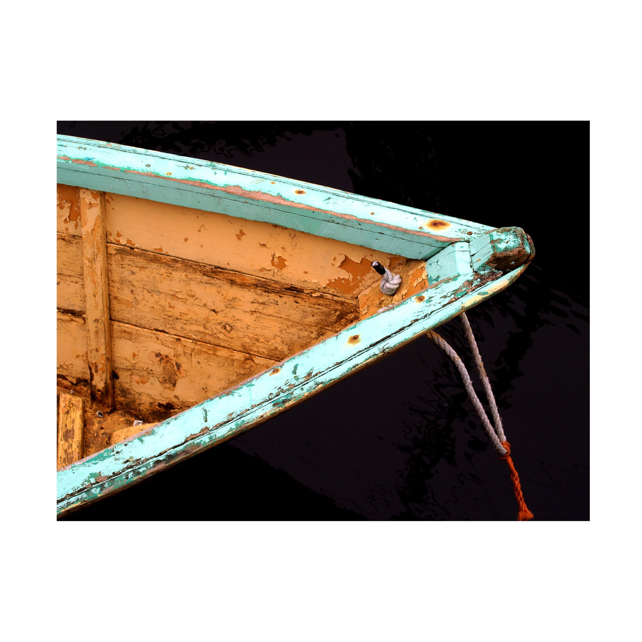 Canvas Wall Art - Clive Branson 'Row Boat Nova Scotia' Wall Art for Living Room, Bedroom, or Office Décor by Trademark Fine Art - 32 x 24 Inches