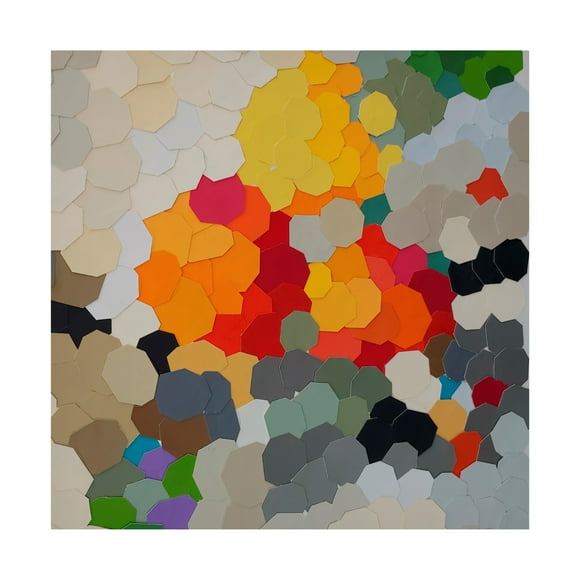 Canvas Wall Art - Coco Good 'Fruit in Bowl III' Wall Art for Living Room, Bedroom, or Office Décor by Trademark Fine Art - 14 x 14 Inches