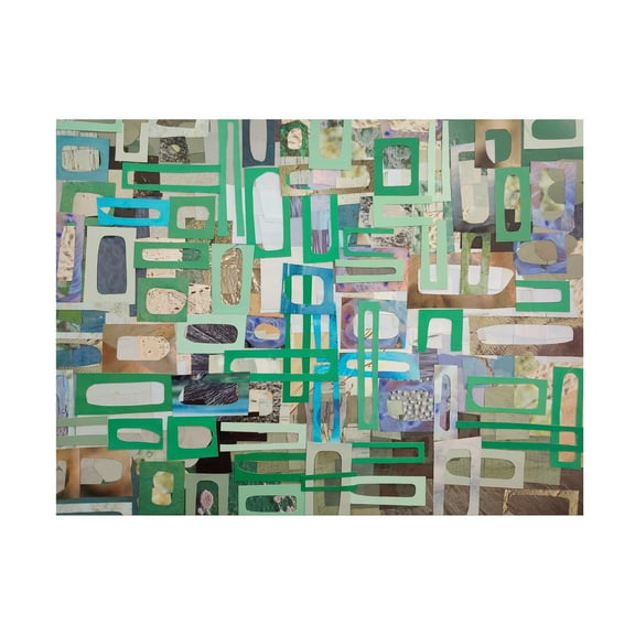 Canvas Wall Art - Coco Good 'Yucatan Mayan Village IV' Wall Art for Living Room, Bedroom, or Office Décor by Trademark Fine Art - 47 x 35 Inches