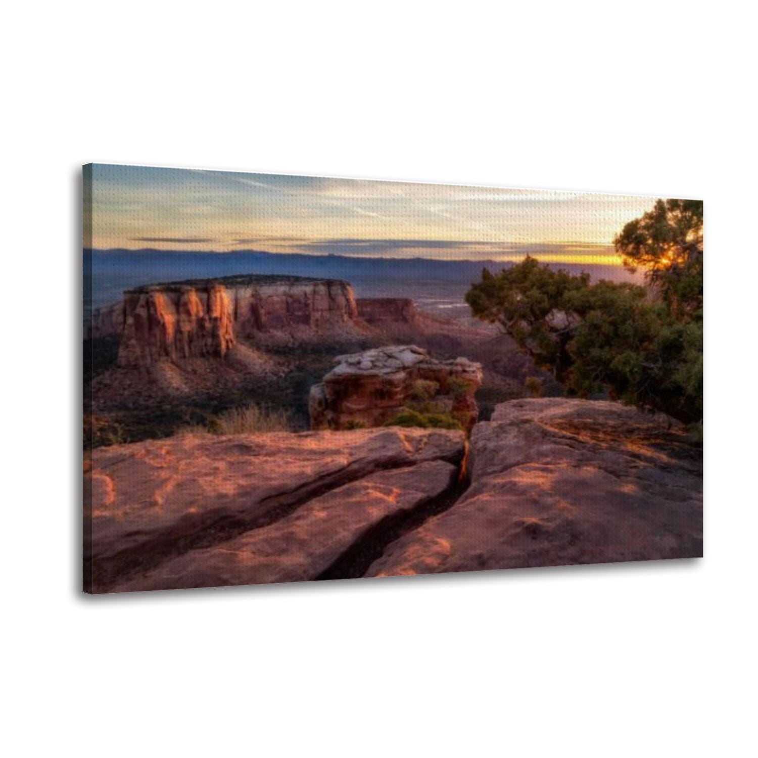 Canvas Wall Art Colorado National Monument overlook Wall Decor for Canvas Wall Art Colorado National Monument overlook Wall Decor for