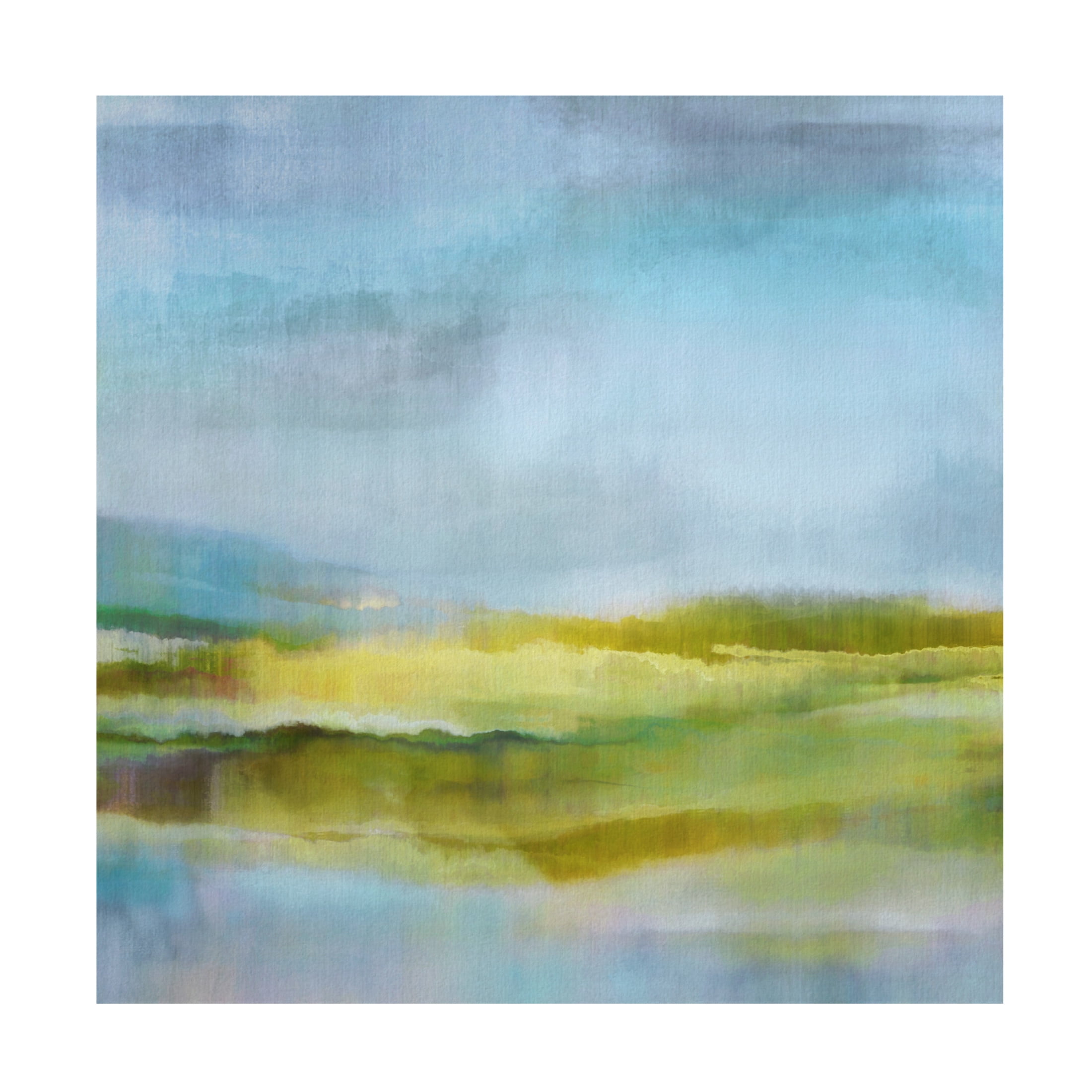 Canvas Wall Art - Cora Niele 'Wetlands I' Wall Art for Living Room, Bedroom, or Office Décor by Trademark Fine Art - 18 x 18 Inches