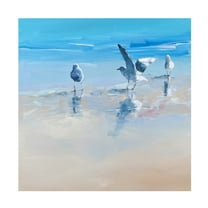 Canvas Wall Art - Craig Trewin Penny 'In the Shallows 1' Wall Art for Living Room, Bedroom, or Office Décor by Trademark Fine Art - 14 x 14 Inches