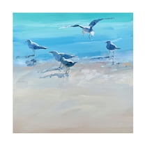 Canvas Wall Art - Craig Trewin Penny 'In the Shallows 2' Wall Art for Living Room, Bedroom, or Office Décor by Trademark Fine Art - 14 x 14 Inches