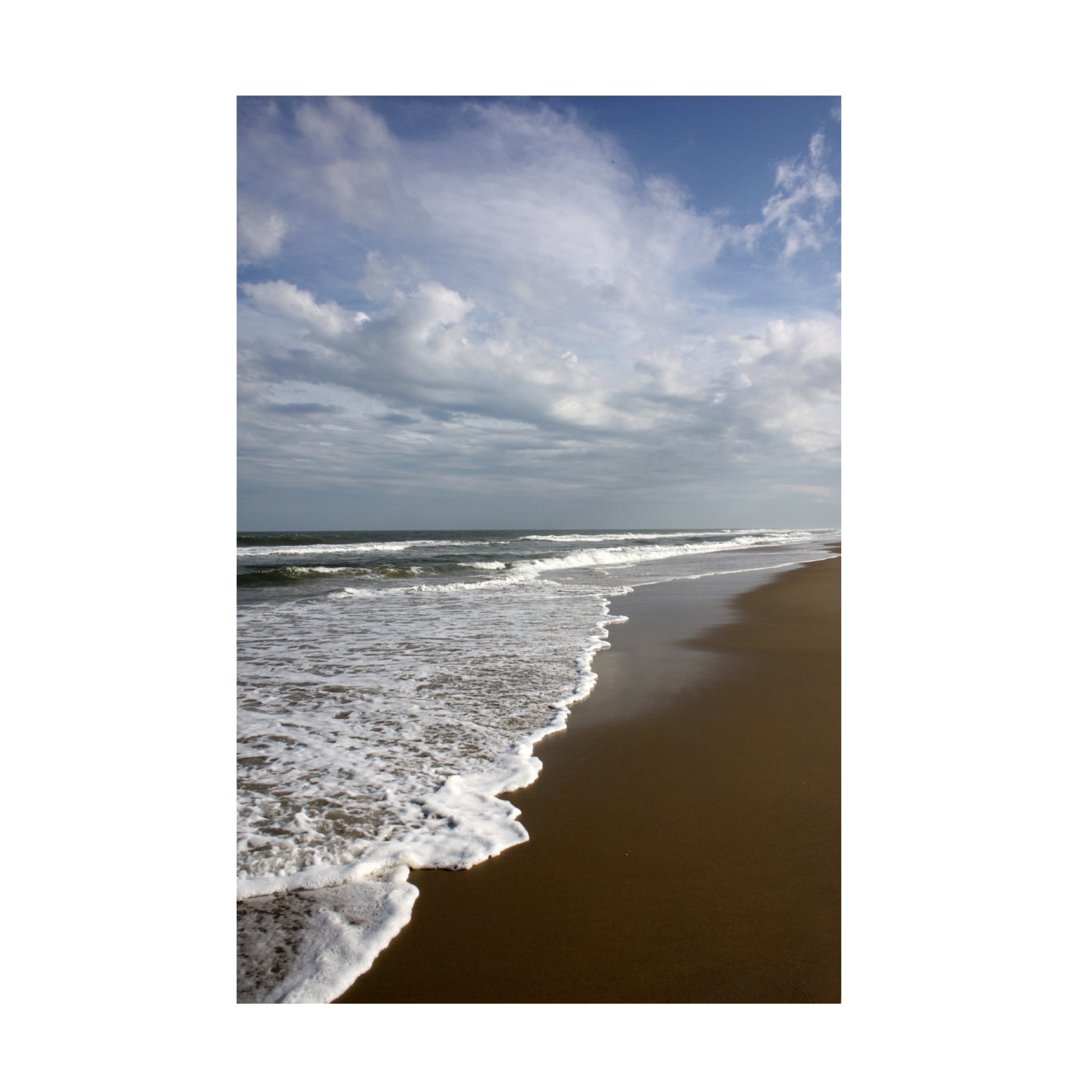 Canvas Wall Art - DANE 'Beaches 14' Wall Art for Living Room, Bedroom, or Office Décor by Trademark Fine Art - 22 x 32 Inches