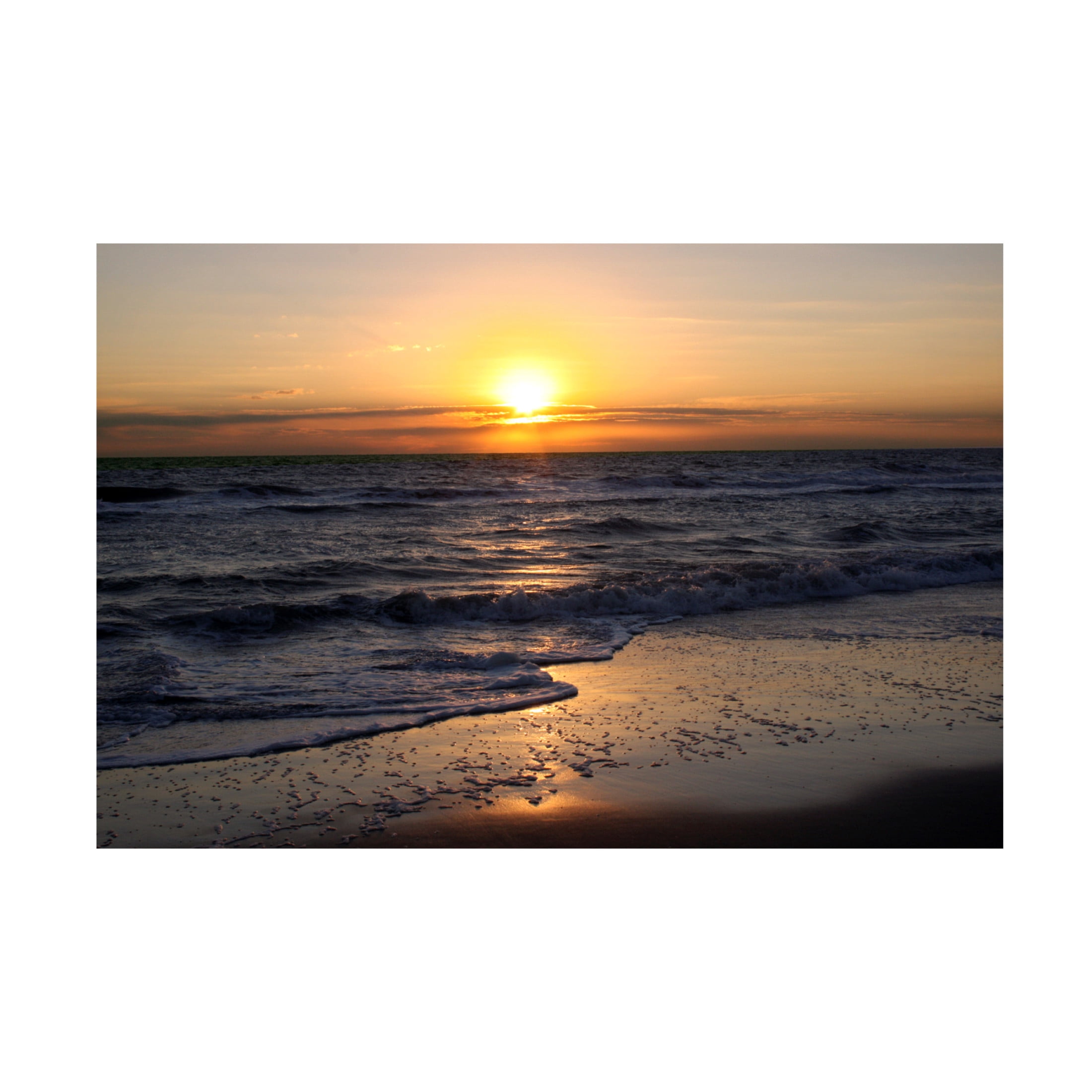 Canvas Wall Art - DANE 'Beaches 30' Wall Art for Living Room, Bedroom, or Office Décor by Trademark Fine Art - 24 x 16 Inches