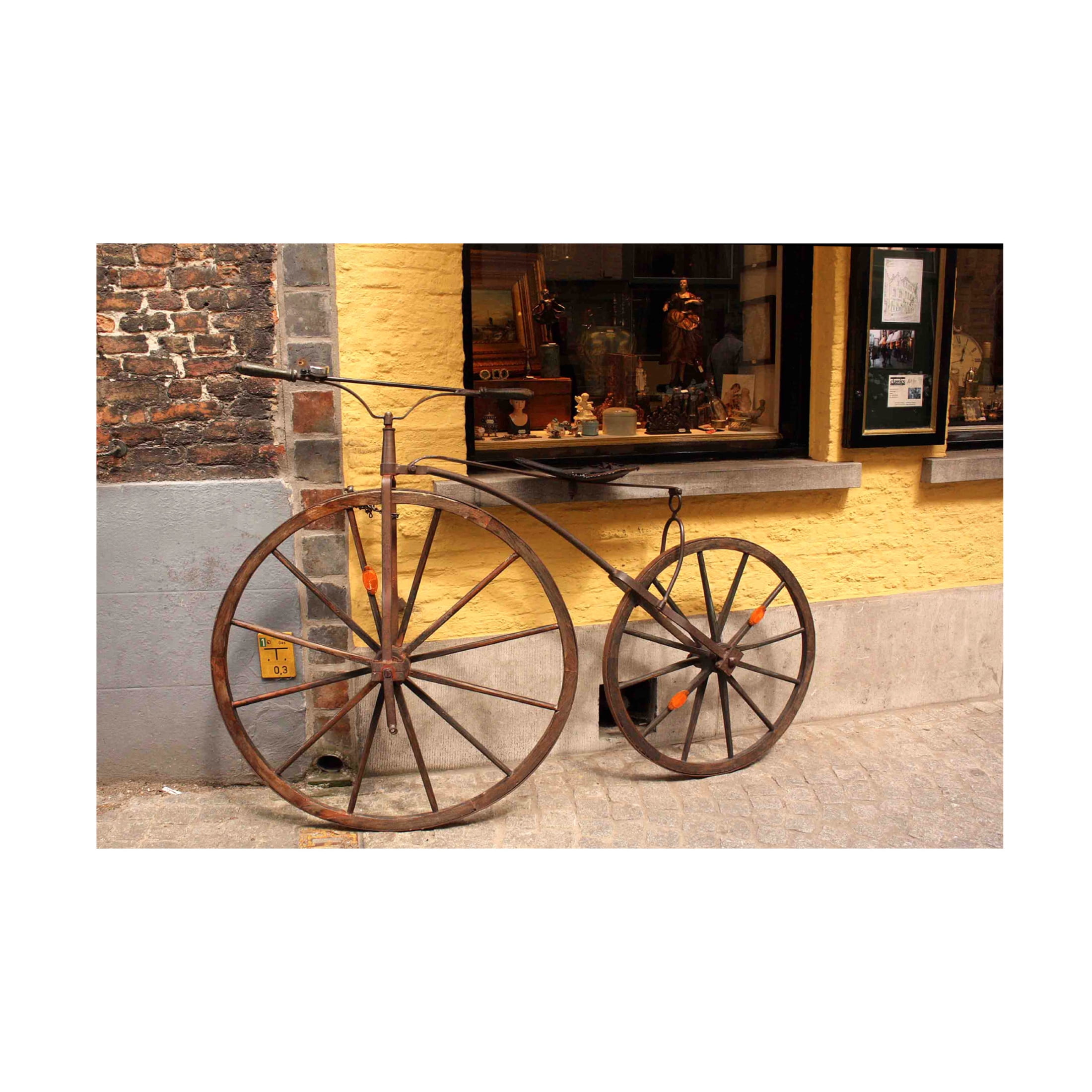 Canvas Wall Art - DANE 'Brugge 2' Wall Art for Living Room, Bedroom, or Office Décor by Trademark Fine Art - 47 x 30 Inches