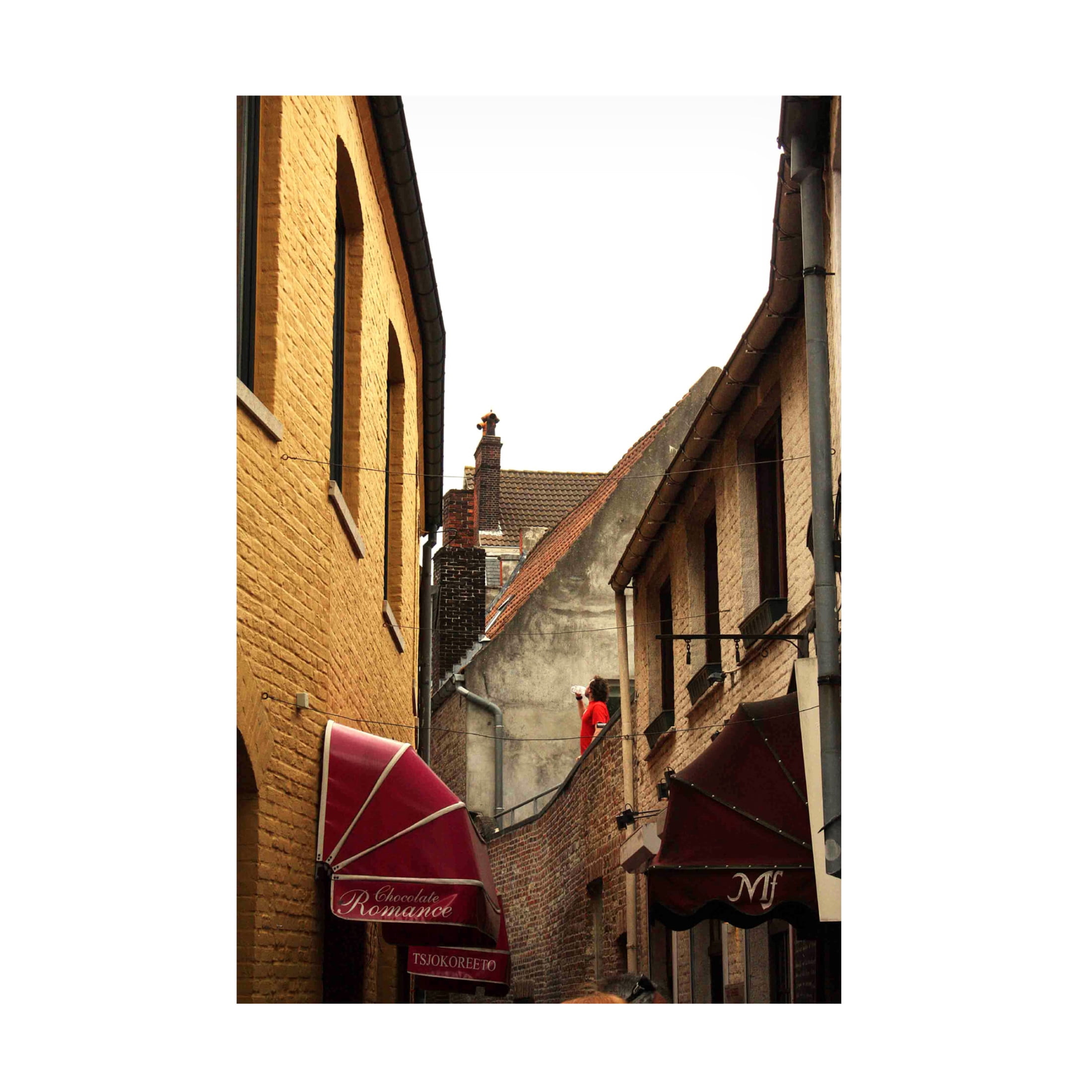 Canvas Wall Art - DANE 'Brugge 35' Wall Art for Living Room, Bedroom, or Office Décor by Trademark Fine Art - 12 x 19 Inches
