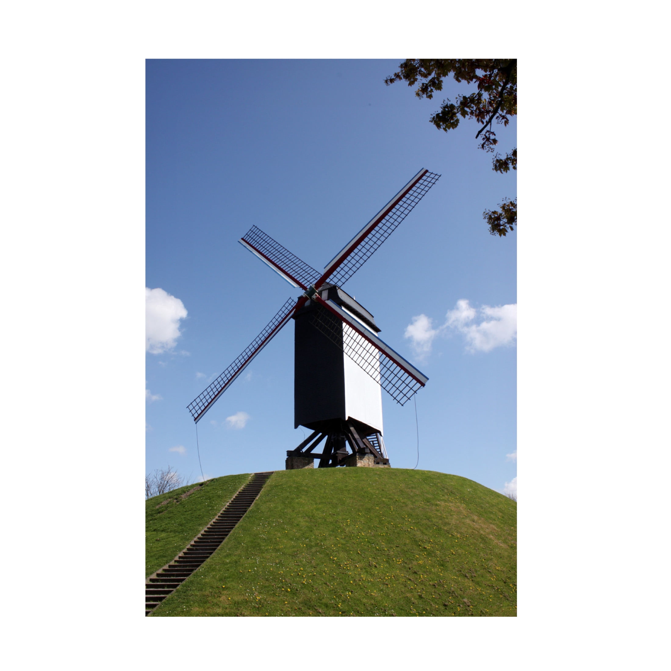 Canvas Wall Art - DANE 'Brugge 40' Wall Art for Living Room, Bedroom, or Office Décor by Trademark Fine Art - 30 x 47 Inches