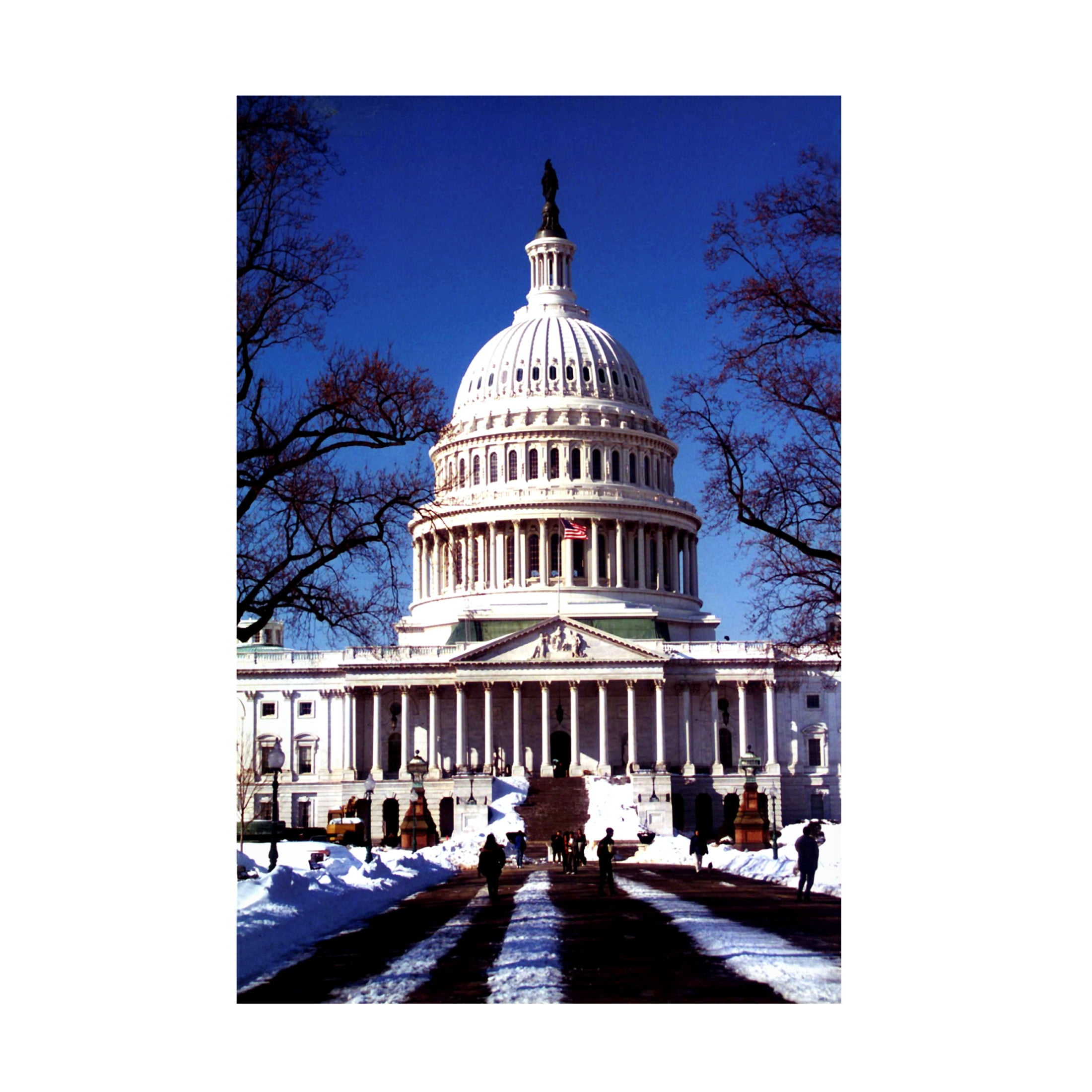Canvas Wall Art - DANE 'Washington DC 39' Wall Art for Living Room, Bedroom, or Office Décor by Trademark Fine Art - 30 x 47 Inches
