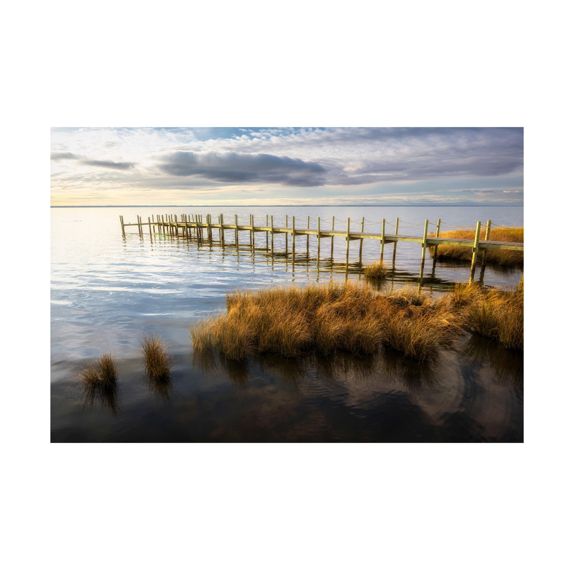 Canvas Wall Art - Danny Head 'On the Sound II' Wall Art for Living Room, Bedroom, or Office Décor by Trademark Fine Art - 47 x 30 Inches