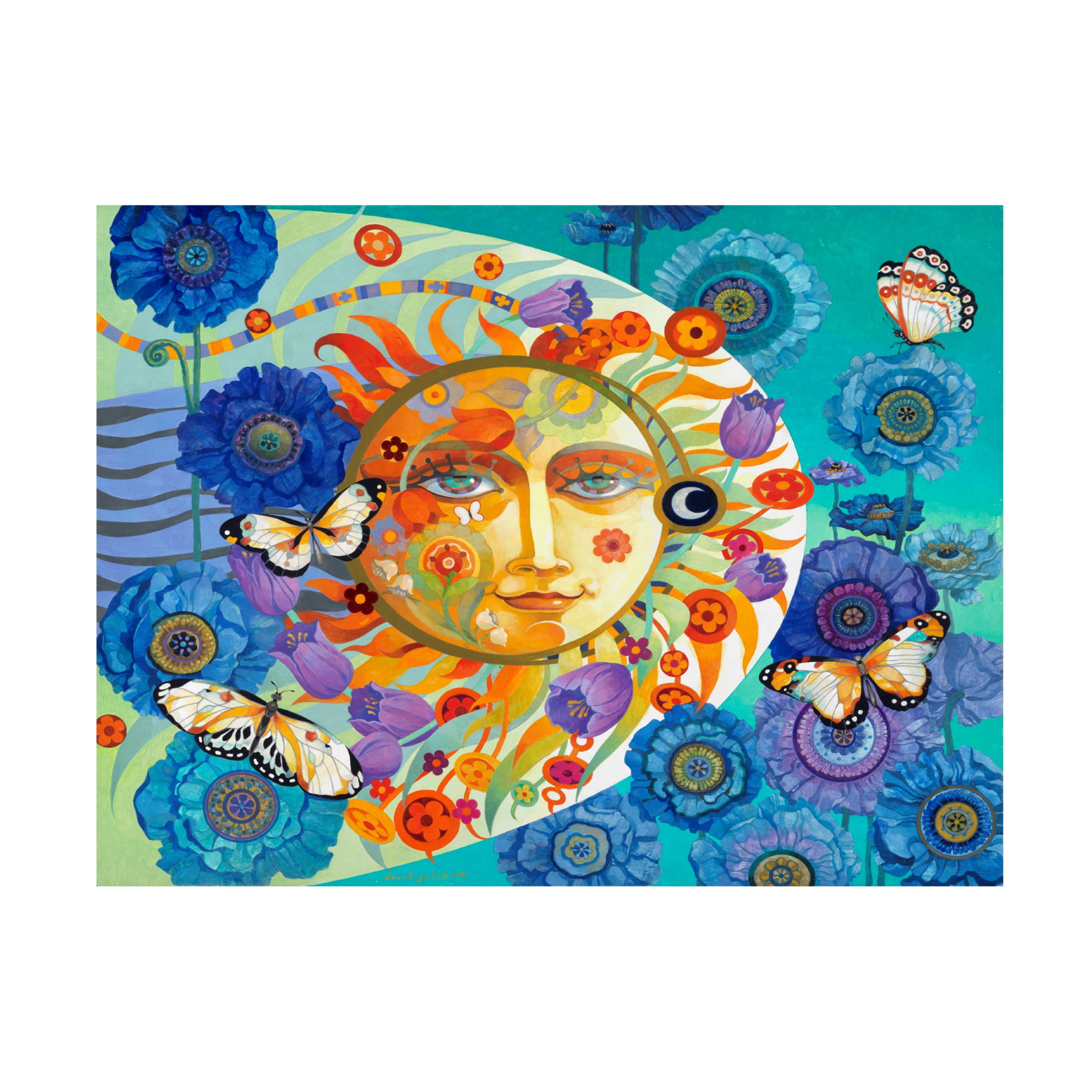 Canvas Wall Art - David Galchutt 'Dawn' Wall Art for Living Room, Bedroom, or Office Décor by Trademark Fine Art - 47 x 35 Inches