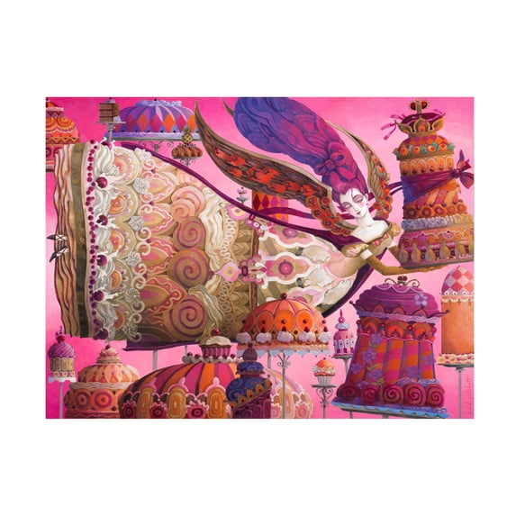 Canvas Wall Art - David Galchutt 'Divine Catering' Wall Art for Living Room, Bedroom, or Office Décor by Trademark Fine Art - 32 x 24 Inches