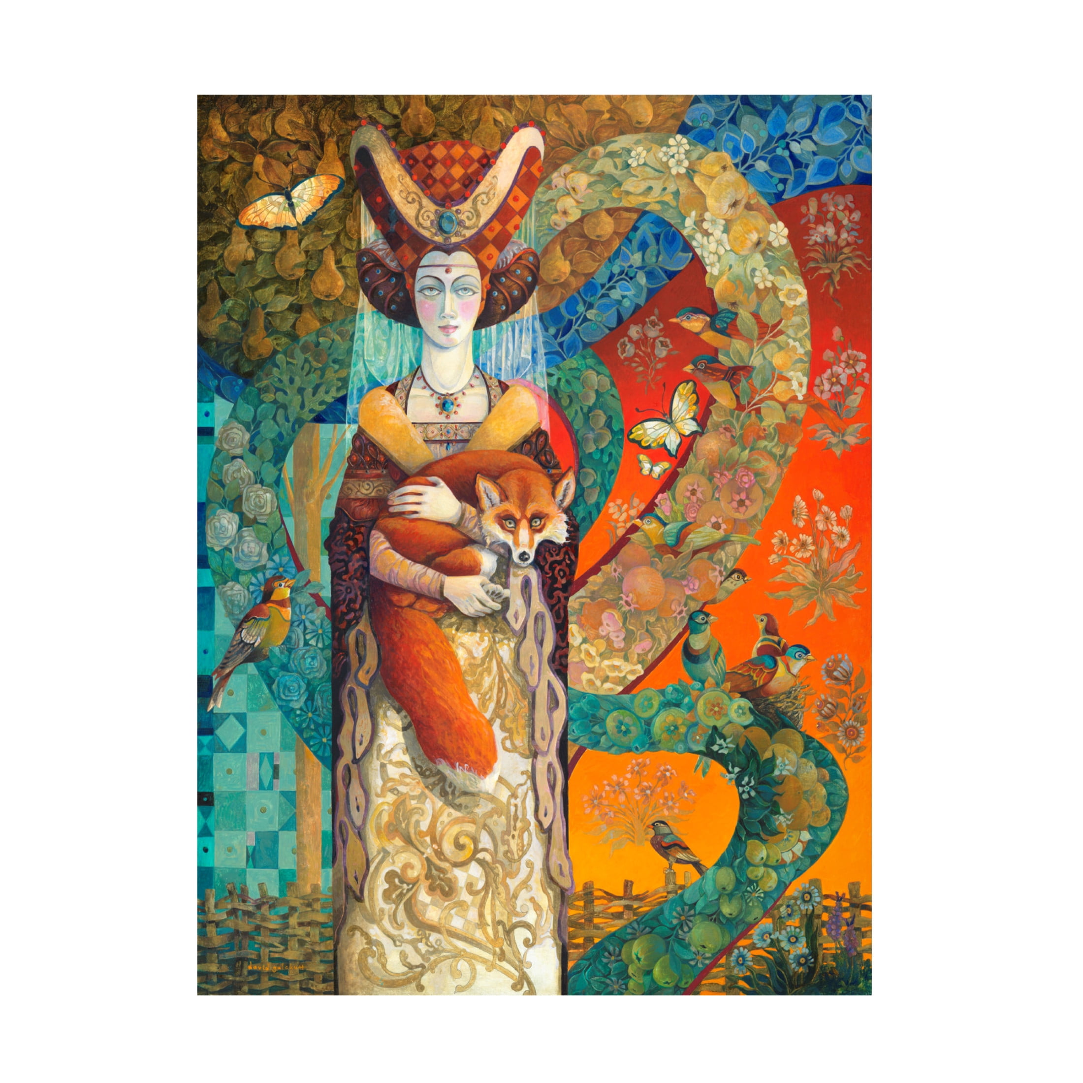 Canvas Wall Art - David Galchutt 'Happily Ever Aftering' Wall Art for Living Room, Bedroom, or Office Décor by Trademark Fine Art - 14 x 19 Inches